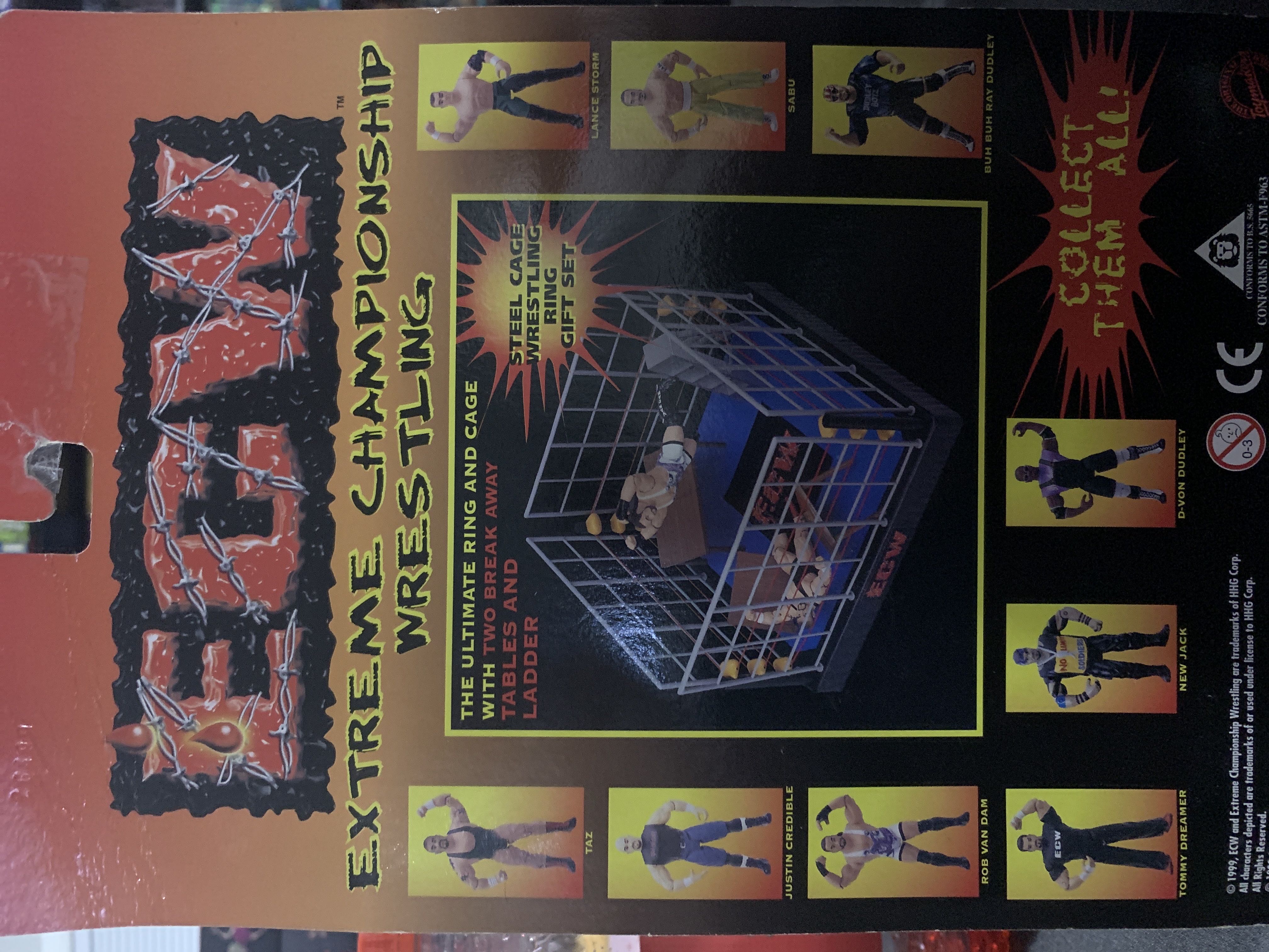 Original Toymakers San Francisco ECW Buh Buh Ray Dudley - ECW Original San Francisco Toymakers, Inc. (ECW OSFTM Series 2) action figure collectible [Barcode 747005018080] - Main Image 2