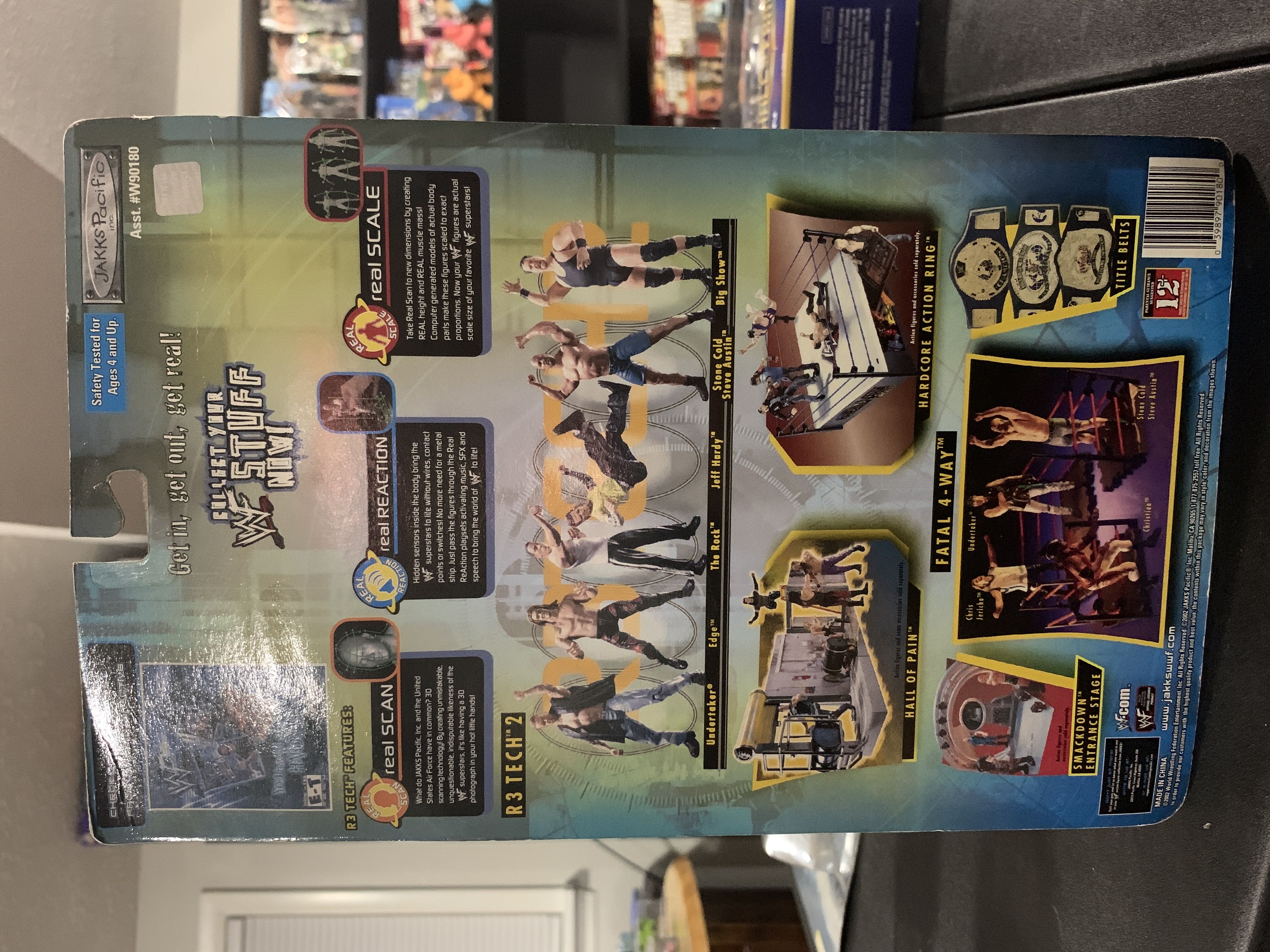 Stone Cold Steve Austin - JAKKS Pacific, Inc. (WWF R3) action figure collectible [Barcode 039897901800] - Main Image 2