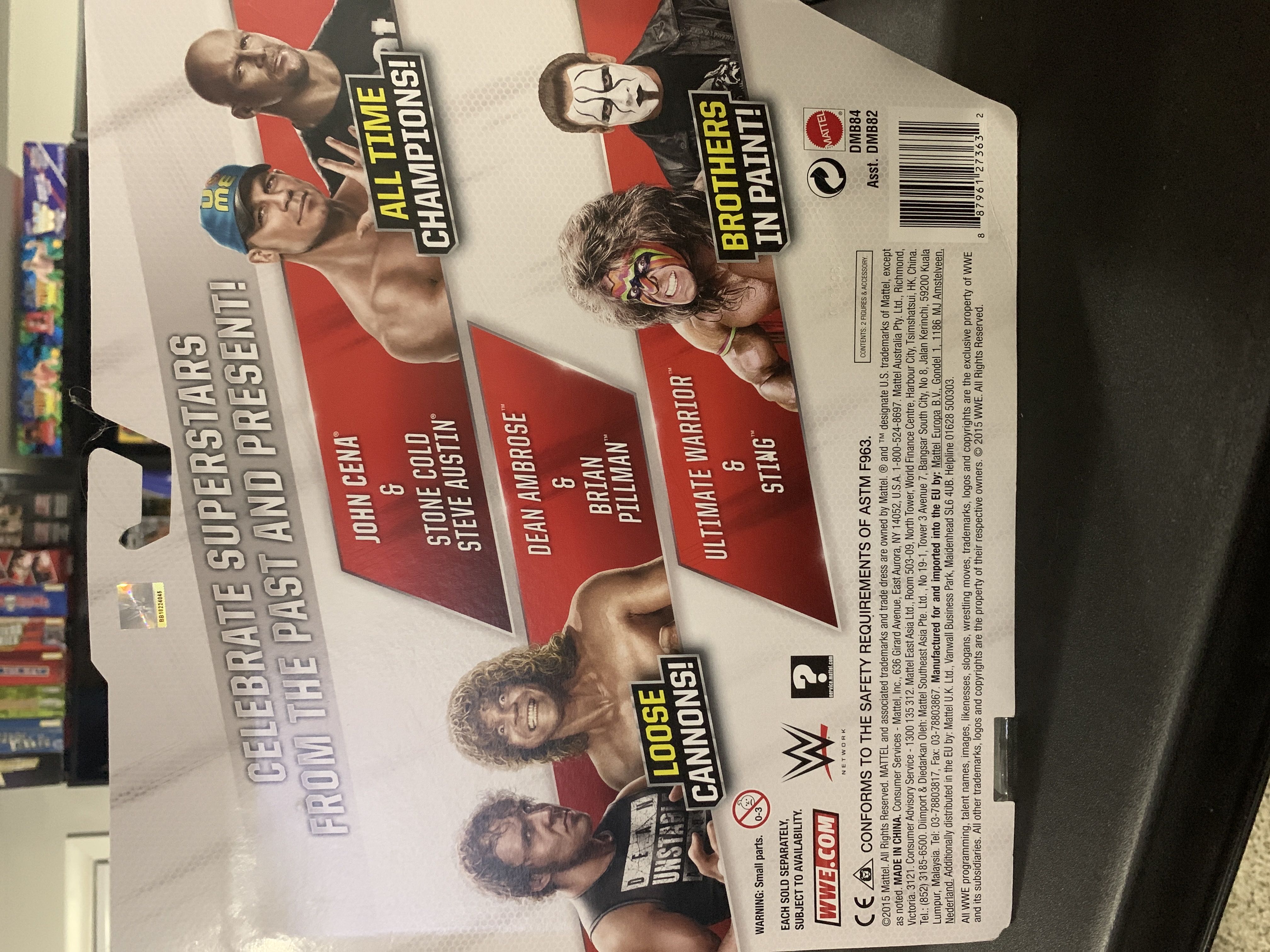 Ultimate Warrior And Sting - Mattel (Basics) action figure collectible [Barcode 887961273632] - Main Image 2