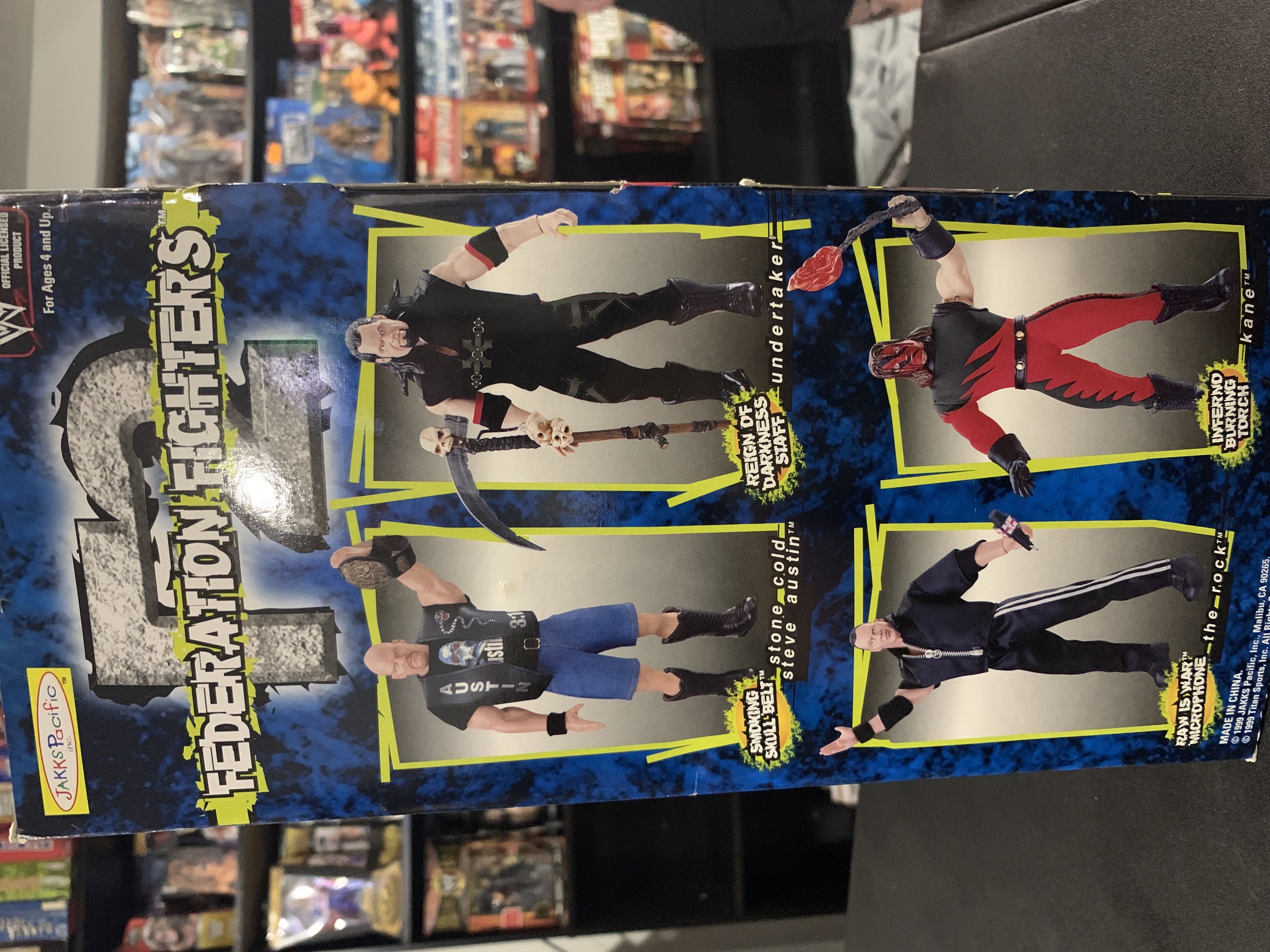 Stone Cold Steve Austin - JAKKS Pacific, Inc. (WWF) action figure collectible [Barcode 039897878102] - Main Image 2