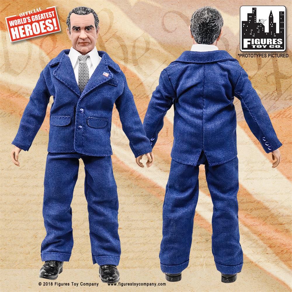 U.S. PRESIDENTS Richard Nixon - Figures Toy Company (Official World’s Greatest Presidents) action figure collectible [Barcode 718347776563] - Main Image 2