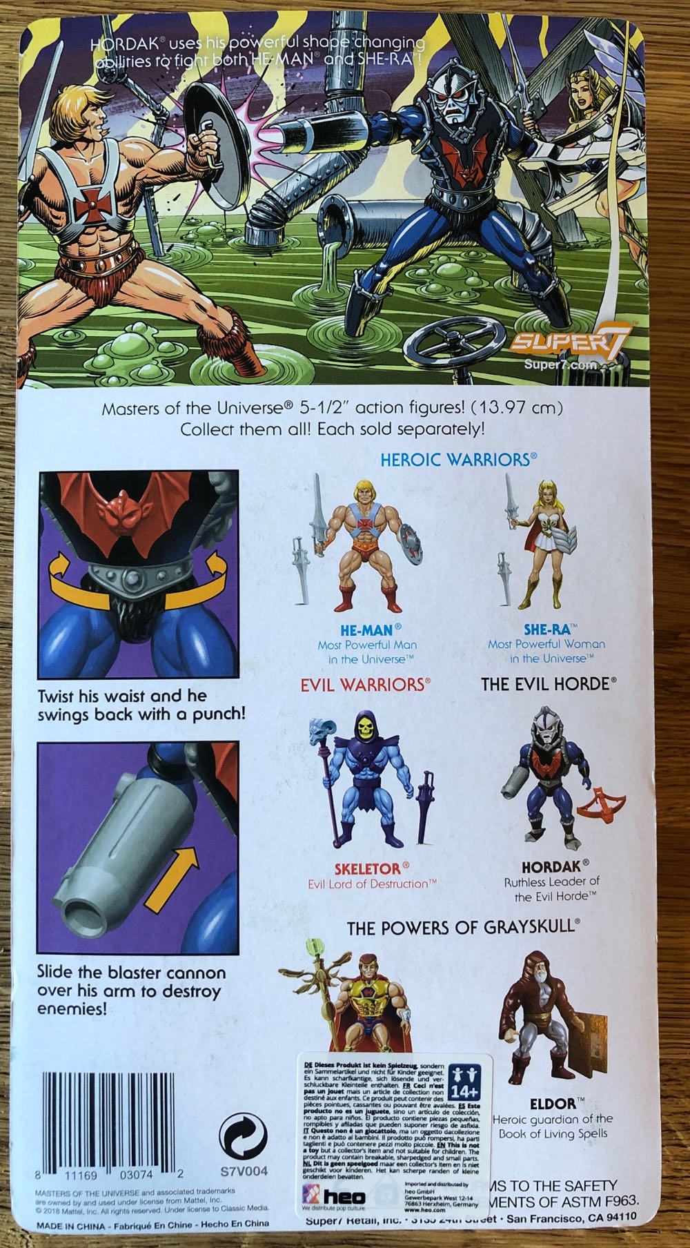 Hordak - Super7 (Masters Of The Universe) action figure collectible [Barcode 811169030742] - Main Image 2