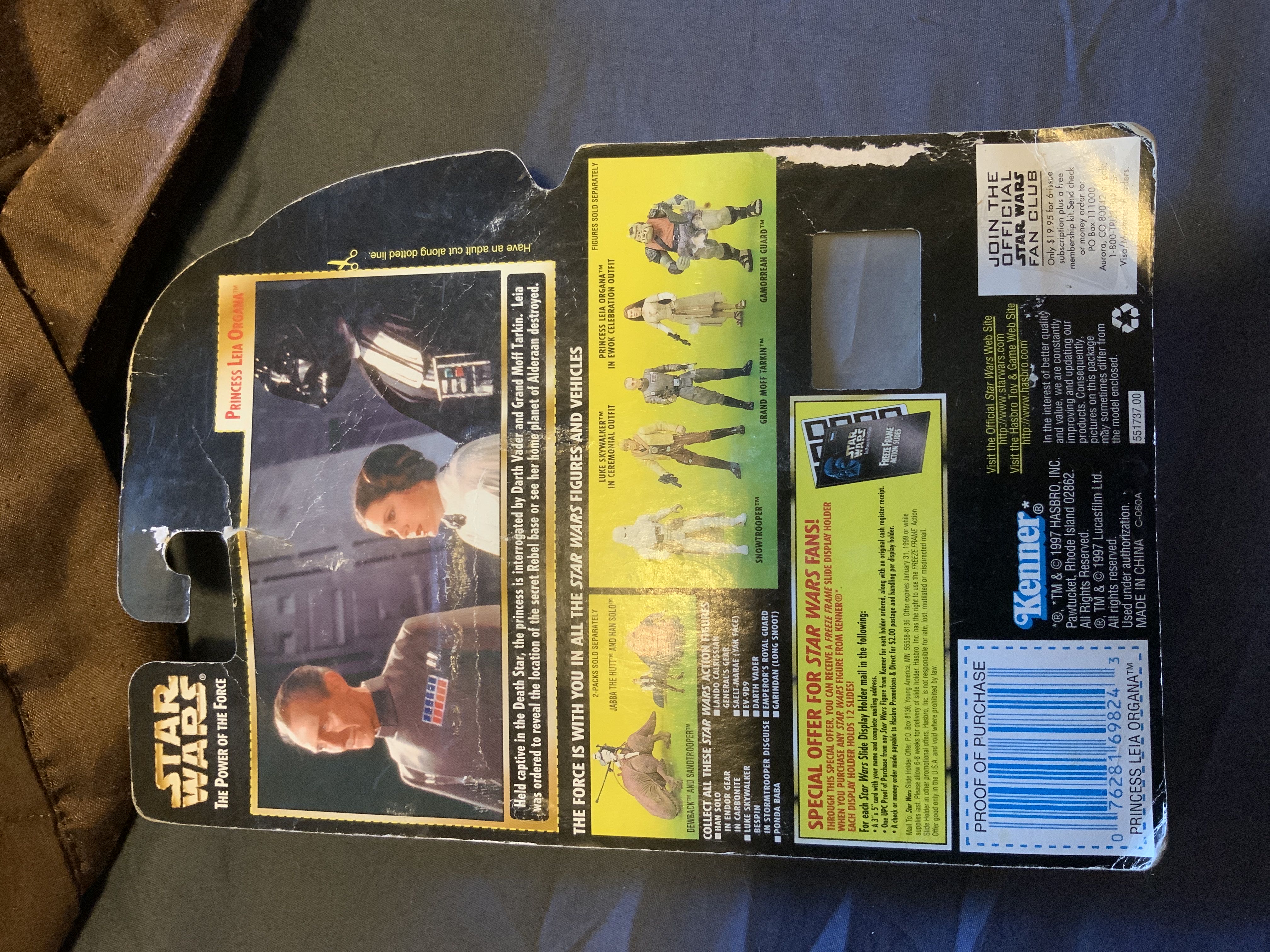 Princess Leia Organa (All New Likeness) - Hasbro (Star Wars - Power Of The Force) action figure collectible [Barcode 076281698243] - Main Image 3