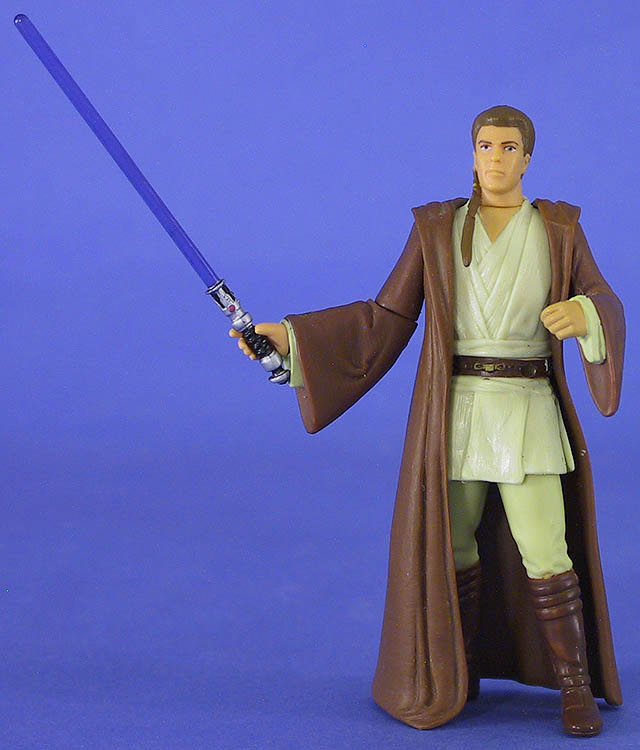 Obi-Wan Kenobi (Naboo) with Lightsaber and Handle - Hasbro (Star Wars: Episode I – The Phantom Menace) action figure collectible [Barcode 076281841144] - Main Image 3