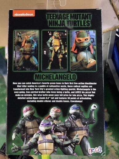 Michalangelo (TMNT 1990) - Neca (Teenage Mutant Ninja Turtles) action figure collectible - Main Image 2
