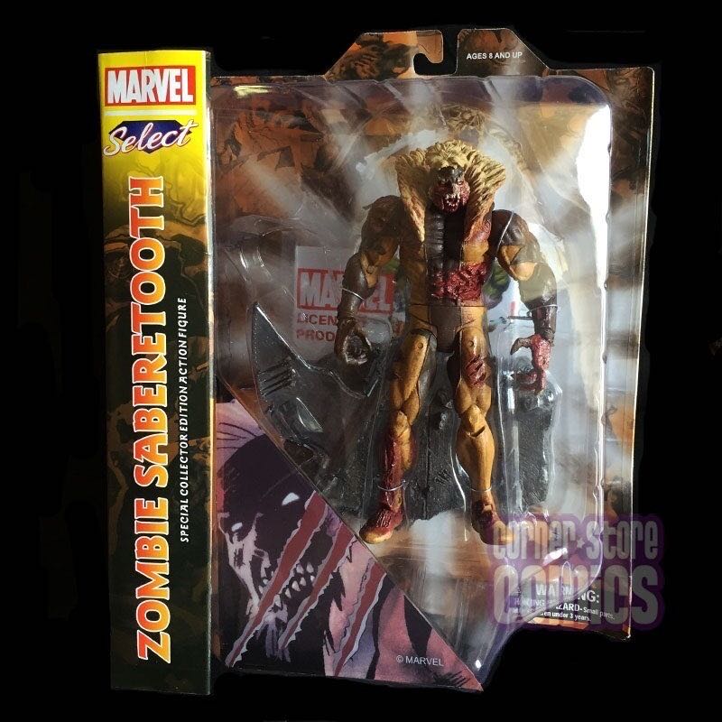 Zombie Saberetooth - Diamond Select Toys (Marvel Select) action figure collectible - Main Image 1