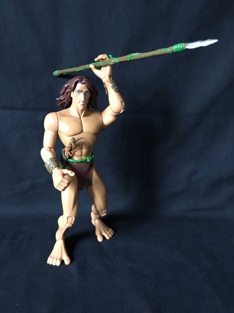 Mattel Disney’s Rad Repeating Tarzan (Aka Beat Off Tarzan) Discontinued   action figure collectible [Barcode 074299224461] - Main Image 4