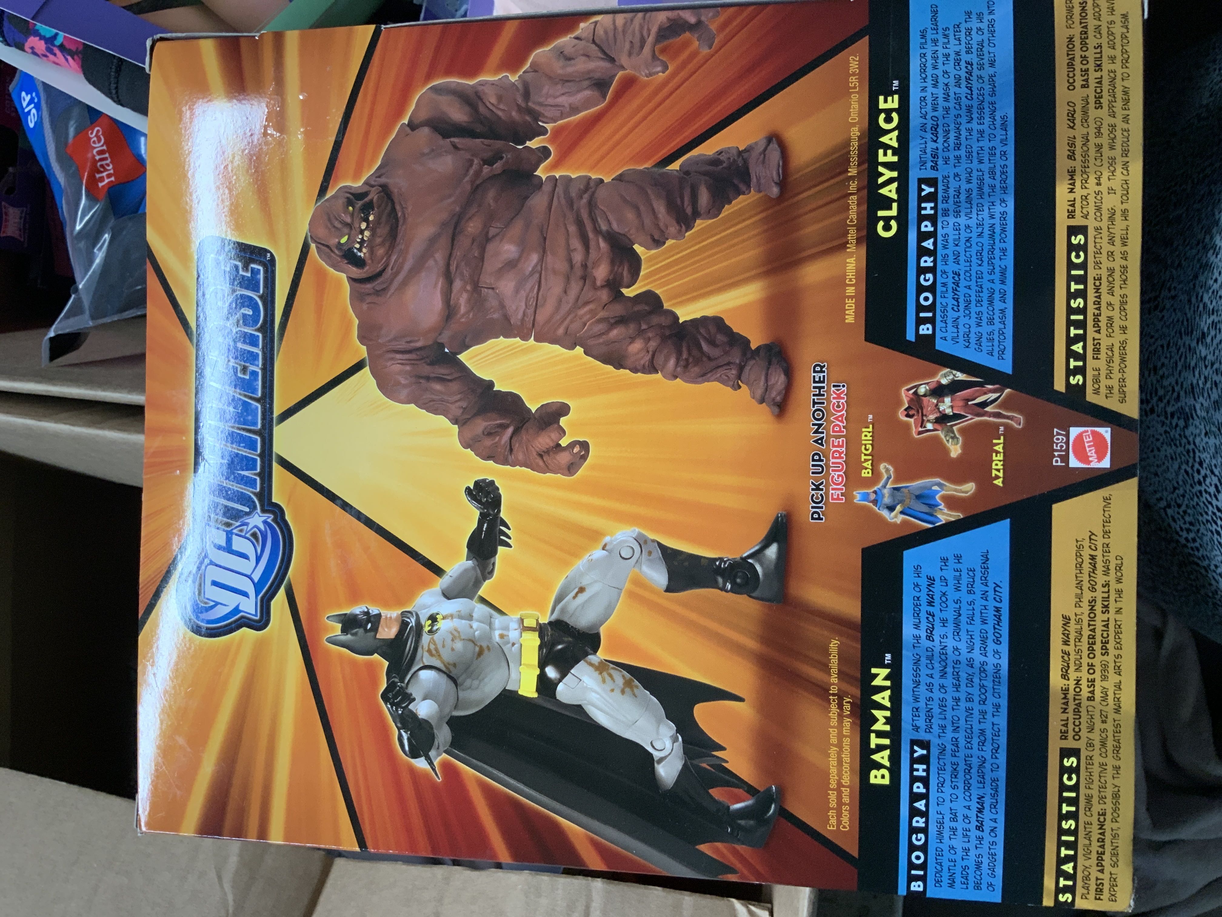 ClayFace vs Batman - Mattel (Batman) action figure collectible [Barcode 027084727852] - Main Image 2