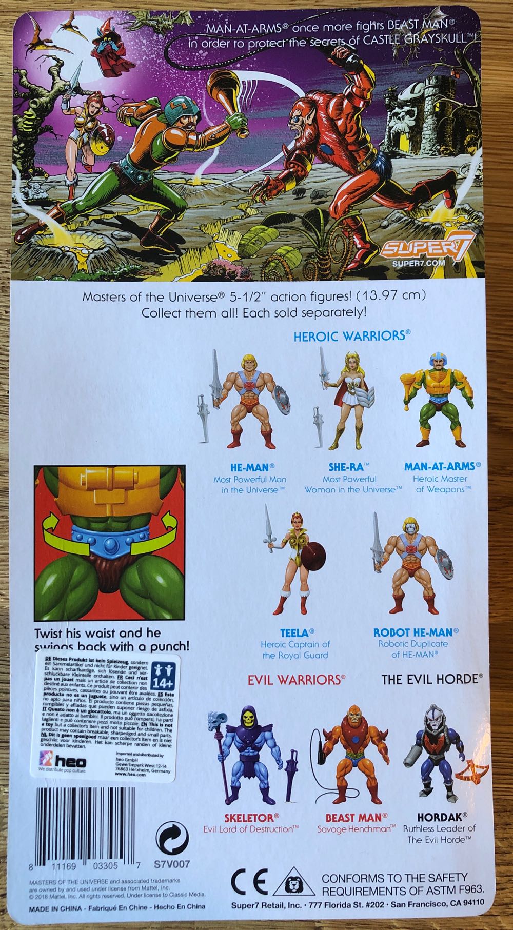 Motu: Man-At-Arms - Super7 (Masters Of The Universe) action figure collectible [Barcode 811169033057] - Main Image 2