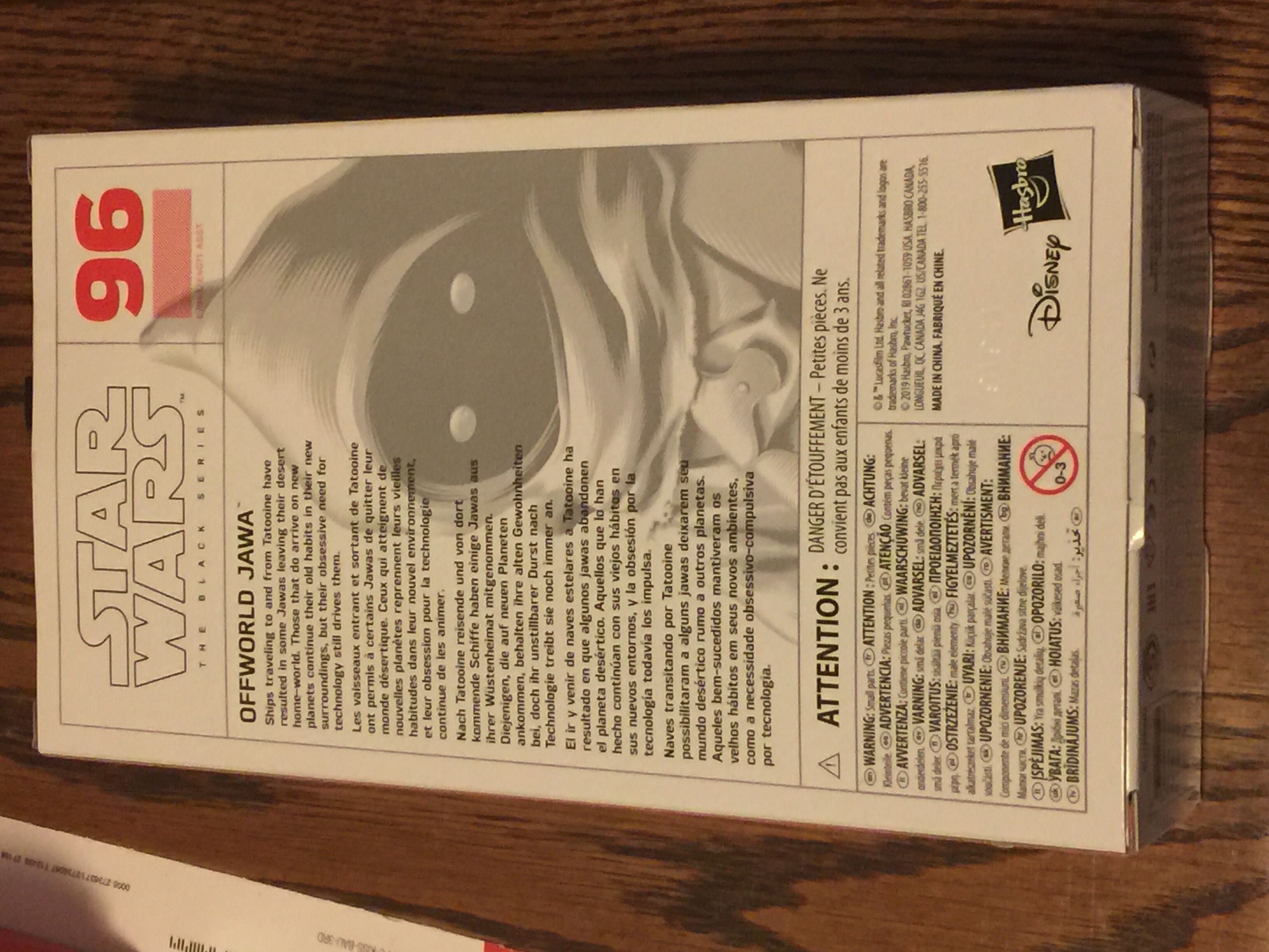 Offworld Jawa (1st Edition White Box) - Hasbro (Star Wars Episode IX The Rise of Skywalker) action figure collectible [Barcode 630509896578] - Main Image 2