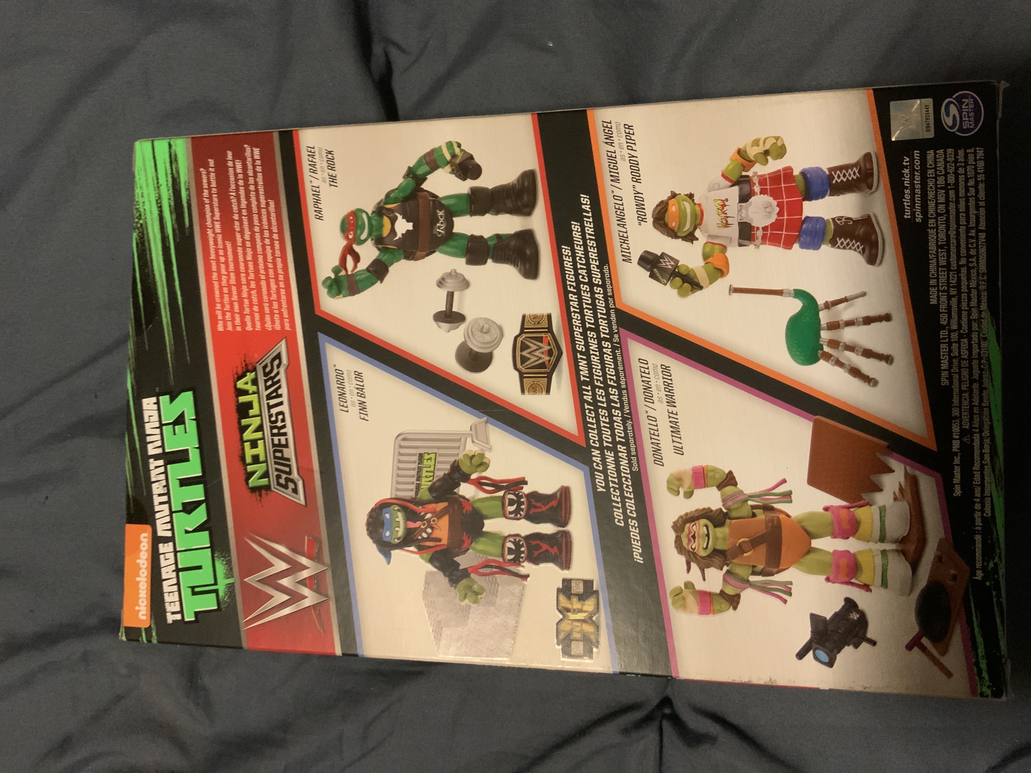 Ninja Superstars: Michael Angelo - Roddy Piper - Nickelodeon (Teenage Mutant Ninja Turtles) action figure collectible [Barcode 778988156773] - Main Image 2