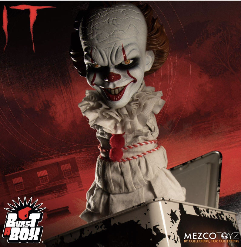 MEZCO BURST-A-BOX I PENNYWISE COLLECTIBLE JACK-IN-THE-BOX  action figure collectible - Main Image 4