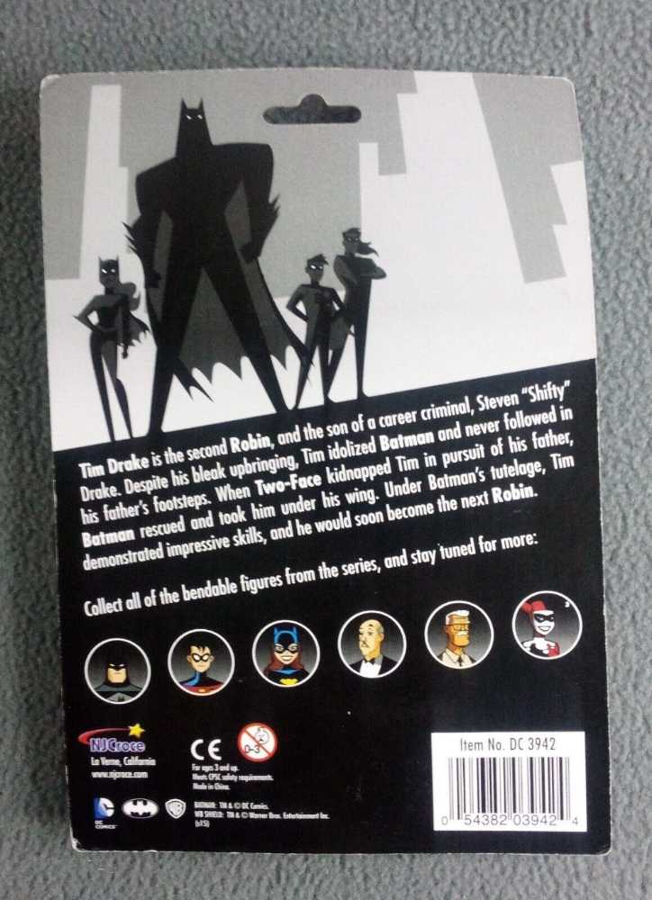 NJCroce DC Comics The New Batman Adventures Nightwing Bendable Figure  - DC Comics (The Batman Adventures) action figure collectible [Barcode 054382039486] - Main Image 2