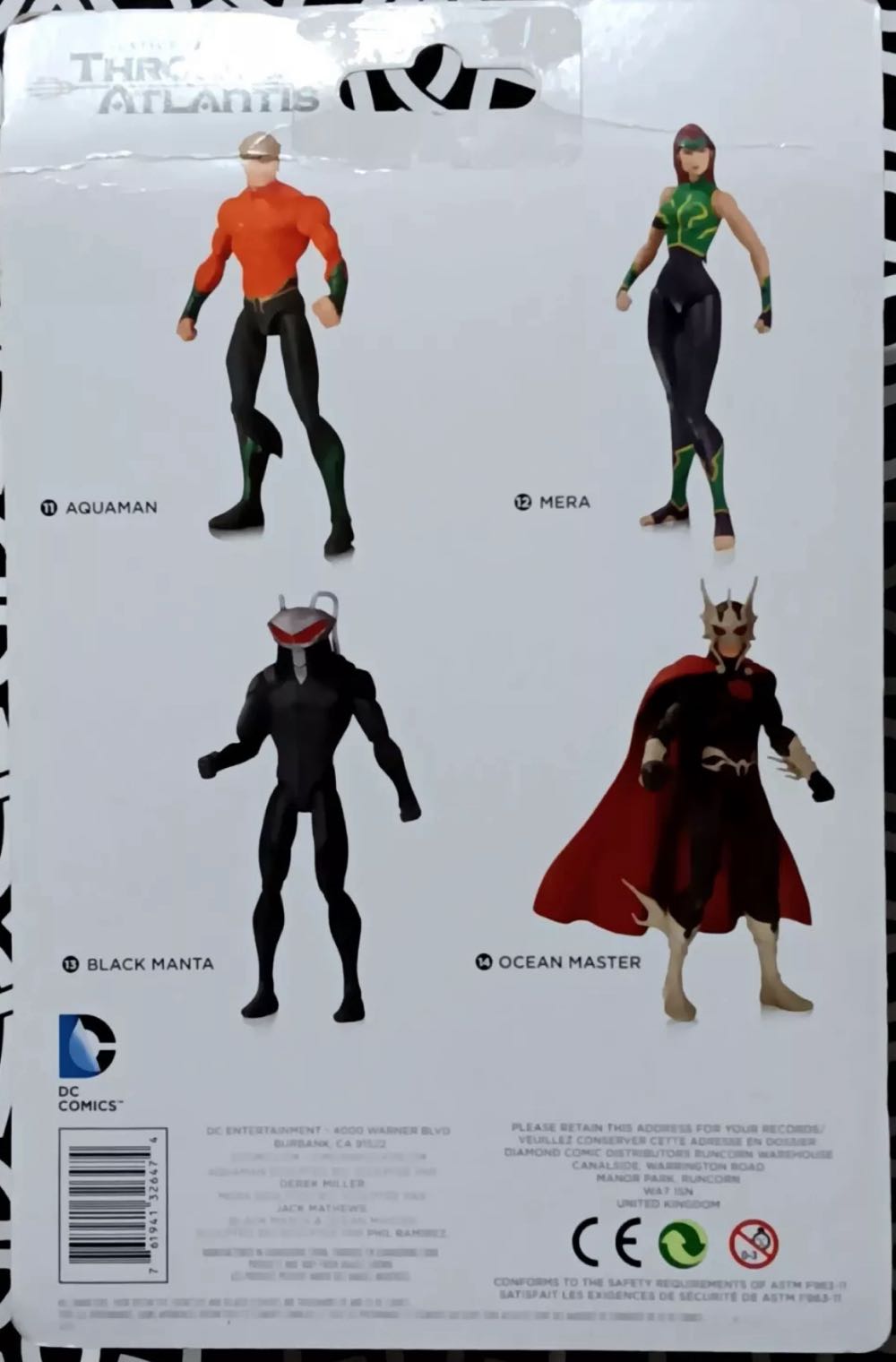 Black Manta Aquaman  action figure collectible [Barcode 761941326474] - Main Image 3