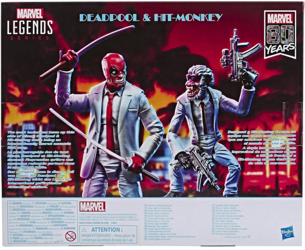 Deadpool & Hit-Monkey - Hasbro (Marvel Legends) action figure collectible [Barcode 5010993657780] - Main Image 4