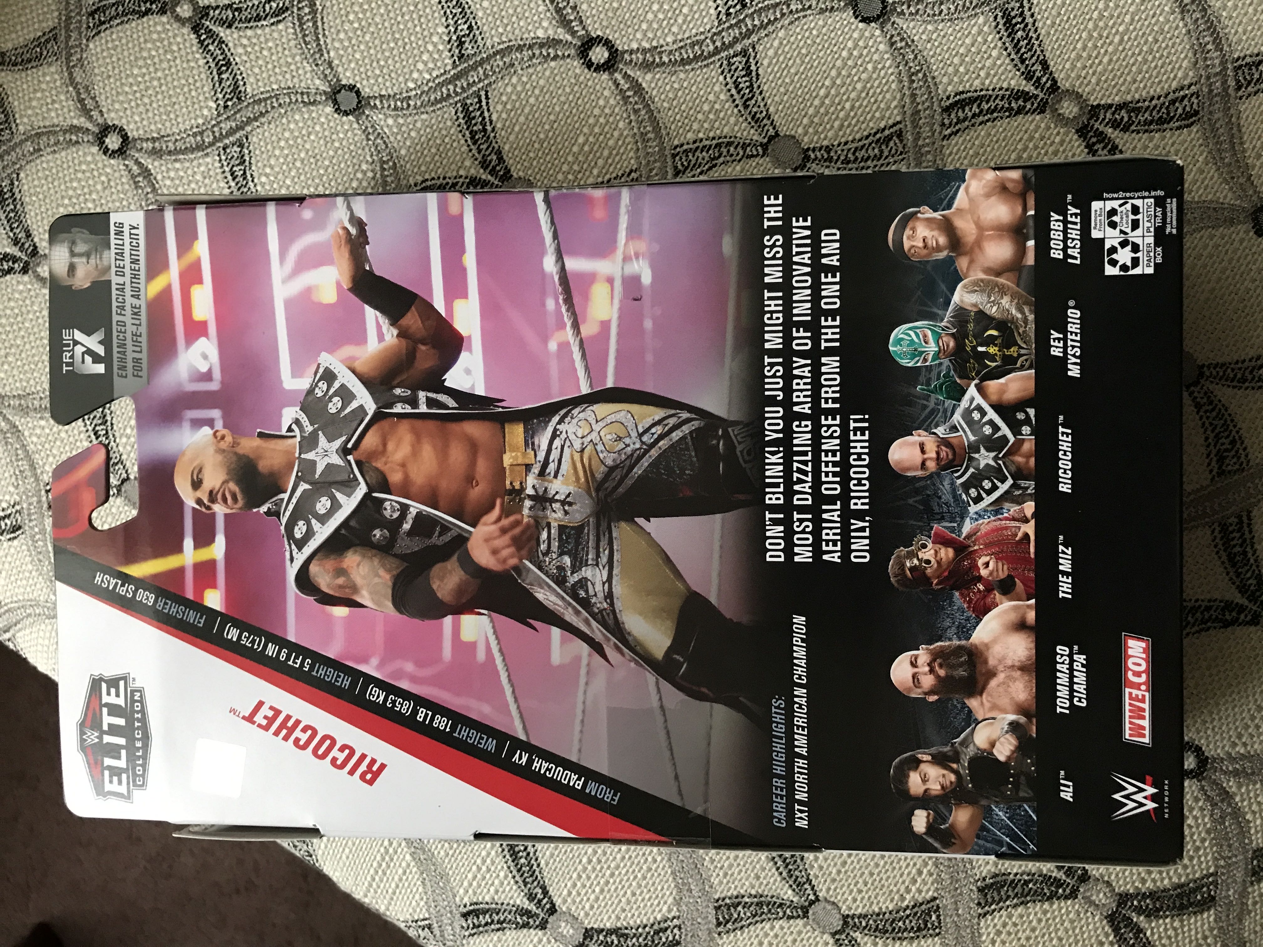 Ricochet Elite 69 - Mattel (WWE Elite Series 69) action figure collectible [Barcode 887961730142] - Main Image 2