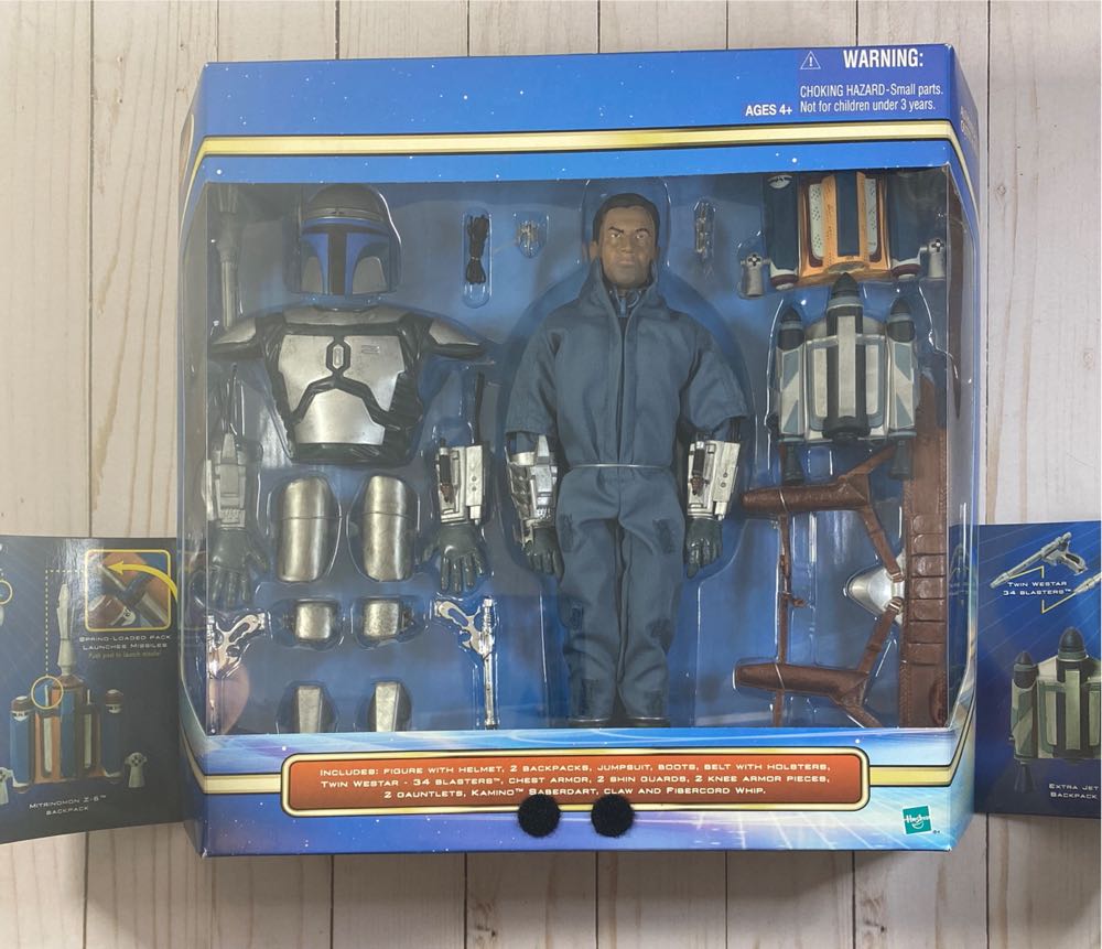 Jango Fett - Hasbro (2002-2003 Star Wars Saga) action figure collectible [Barcode 076930325094] - Main Image 3