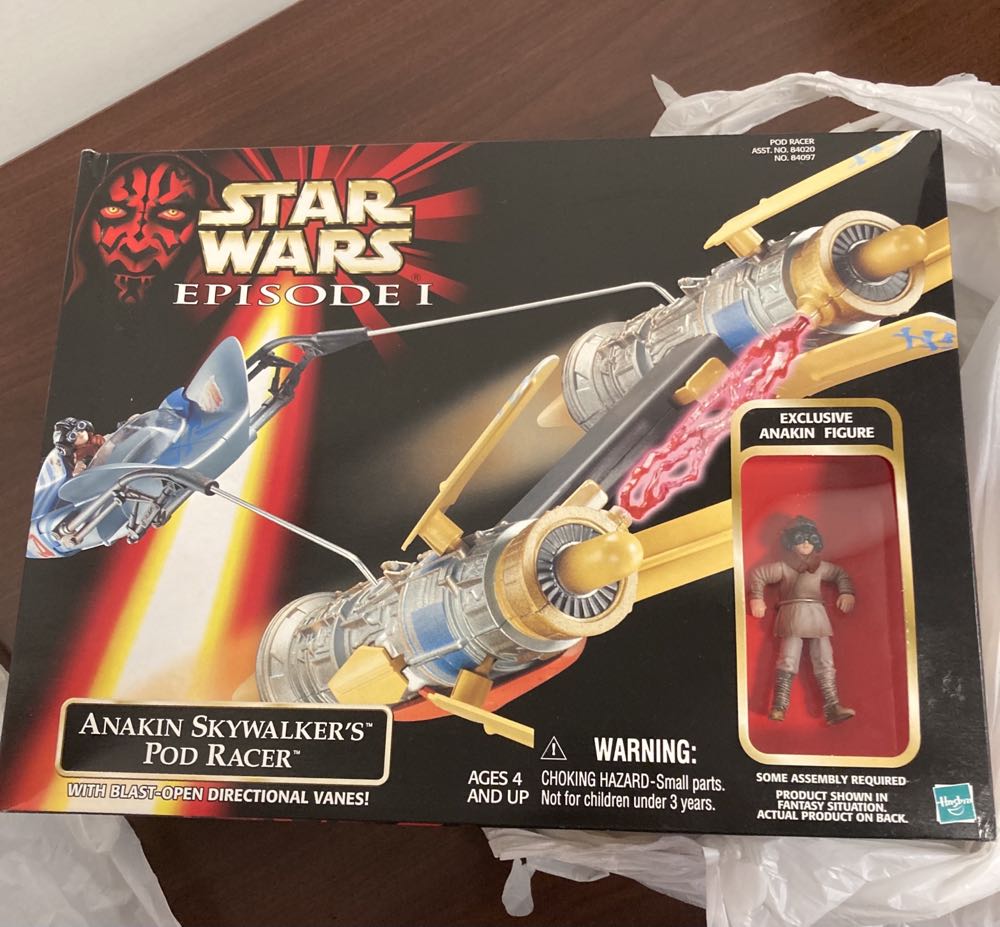 Anakin Skywalker’s Pod Racer (with Blast-Open Directional Vanes) - Hasbro (Star Wars Episode I) action figure collectible [Barcode 076281840970] - Main Image 4