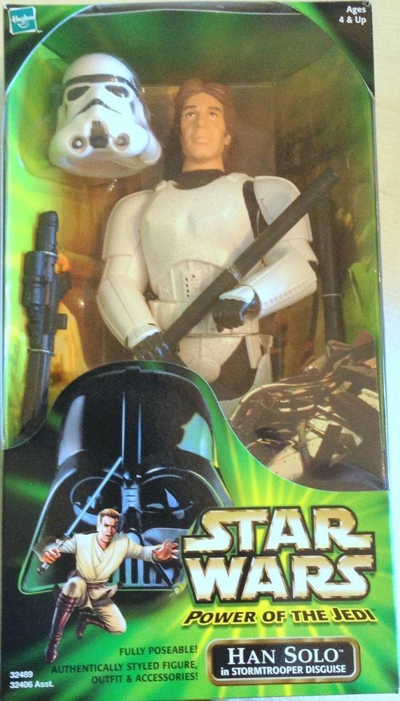 Han Solo (Stormtrooper Disguise) - Hasbro (Star Wars - Power Of The Jedi) action figure collectible [Barcode 076930324899] - Main Image 2