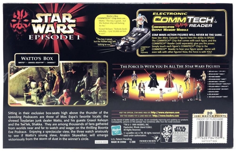 Boxset Figure. Episode1.  Wattos Box - Hasbro (Multipack) action figure collectible [Barcode 076281841595] - Main Image 2