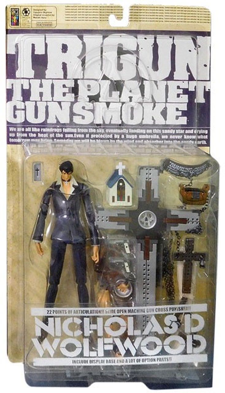 Trigun Thr Planet Gunsmoke Nicolas D Eolfwood  action figure collectible - Main Image 2