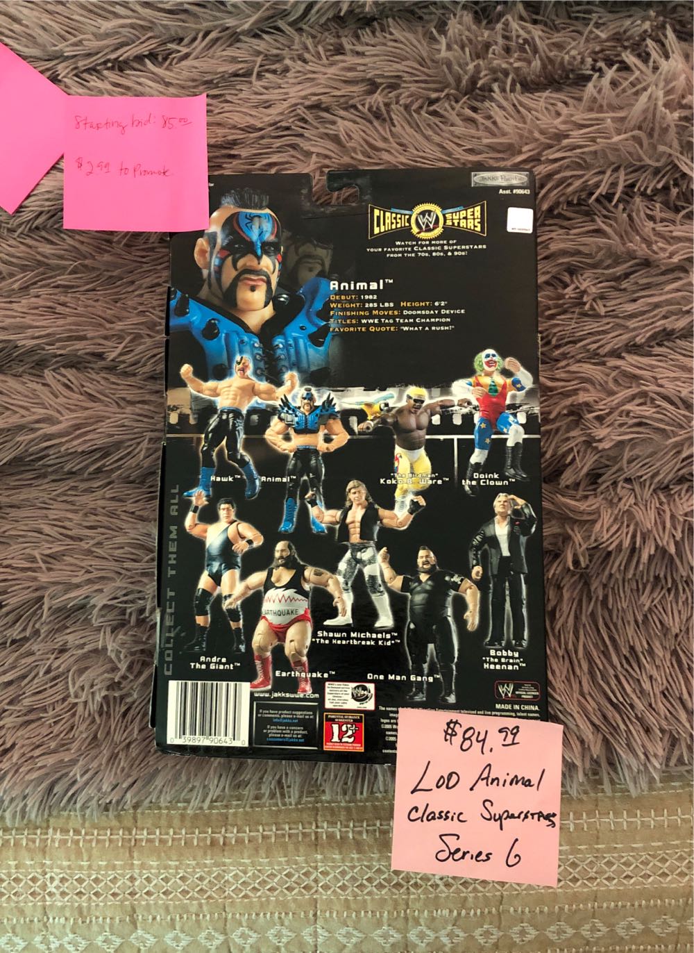 Road Warrior Animal (Classic Super Stars) - Jakks Pacific (Classic Super Stars) action figure collectible [Barcode 039897906430] - Main Image 2