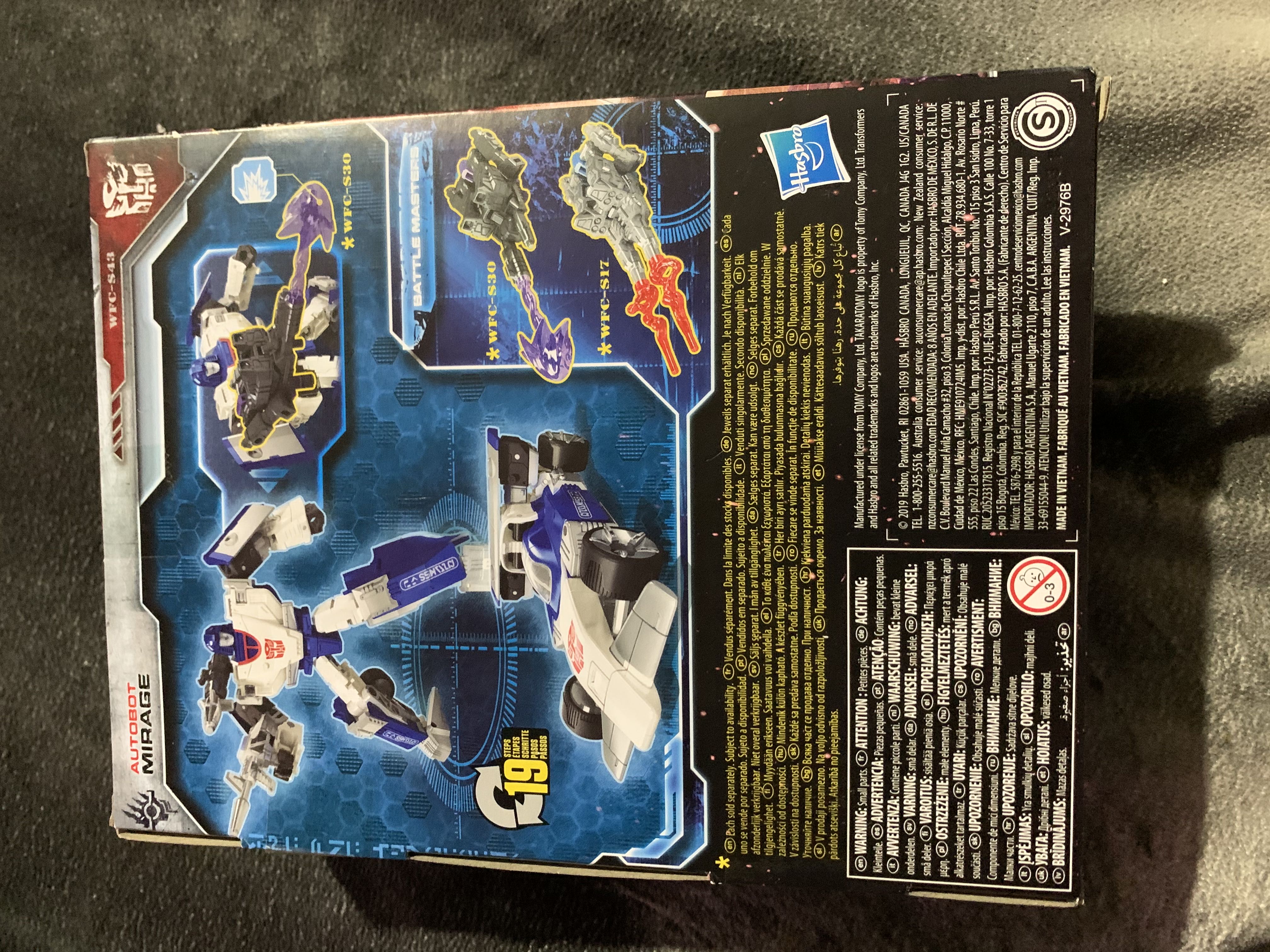 WFC-S43 Mirage - Hasbro / Takara Tomy (Transformers: Seige War For Cybertron) action figure collectible [Barcode 630509847020] - Main Image 2