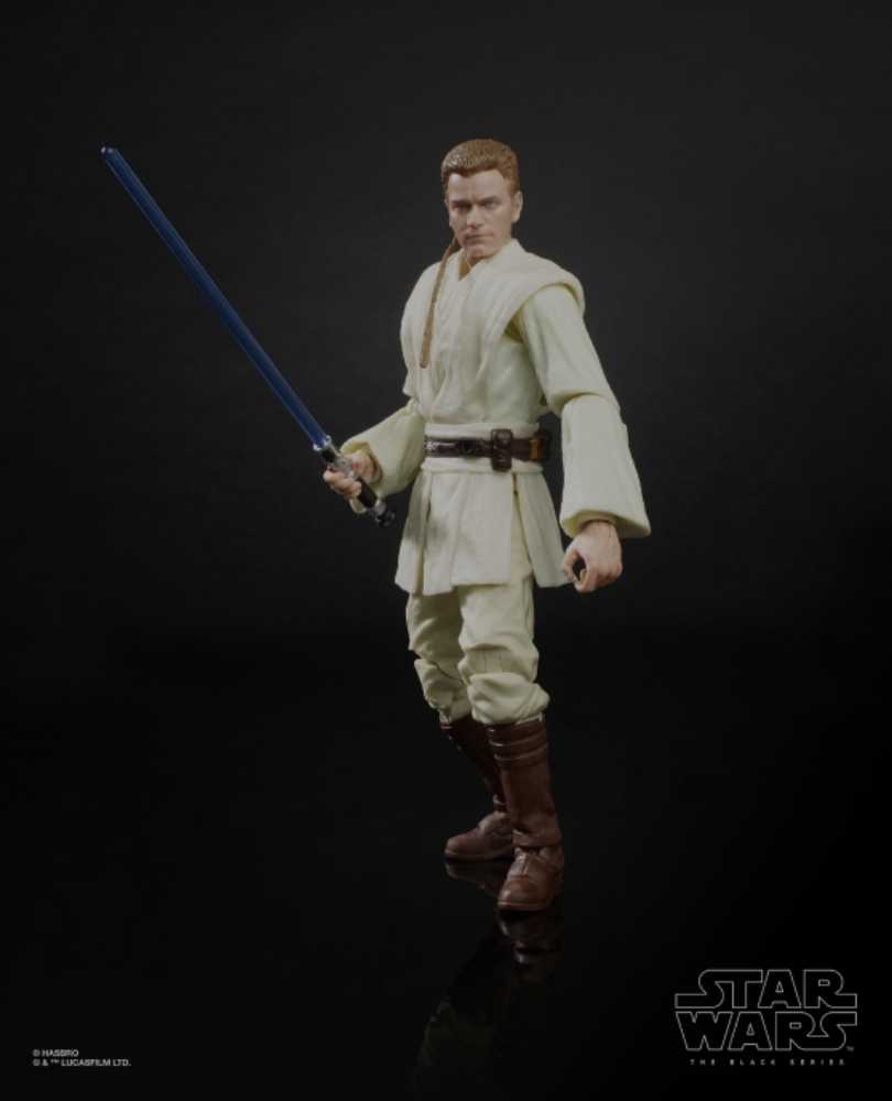 Obi-wan Kenobi (padawan) - Hasbro (Star Wars Black 6”) (Starwars Black 6 inch) action figure collectible [Barcode 630509793983] - Main Image 4