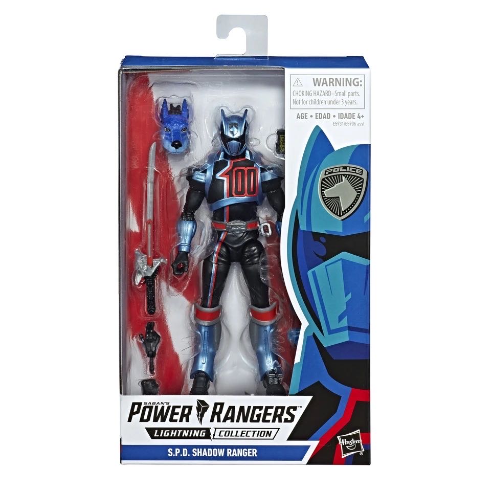 Mighty Morphin Power Rangers Lightning Collection S.P.D. - Shadow Ranger - Hasbro (Lightning Collection) action figure collectible [Barcode 630509808380] - Main Image 4