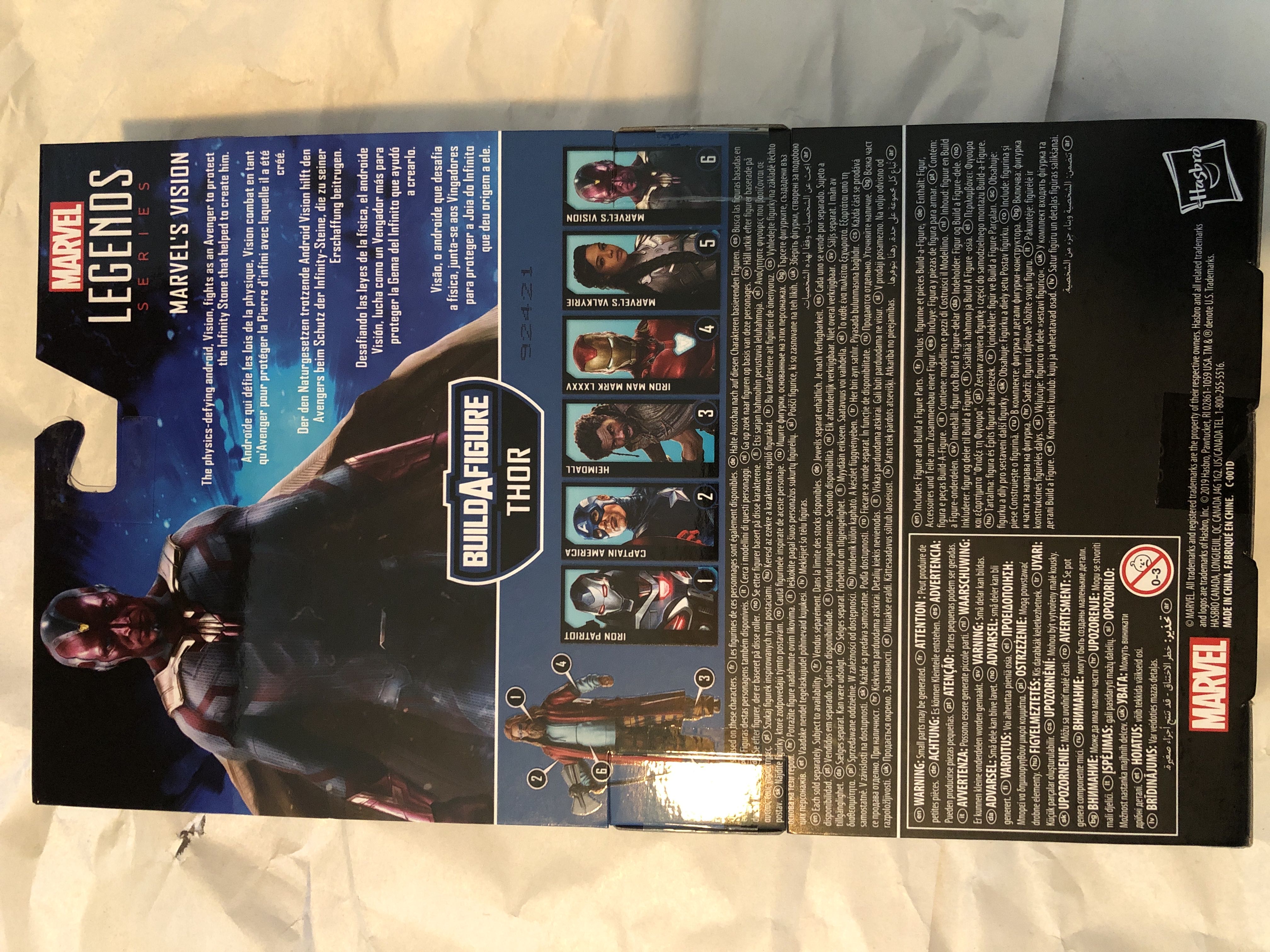 Vision - Marvel Legends (MCU (Avengers)) action figure collectible [Barcode 630509856114] - Main Image 2