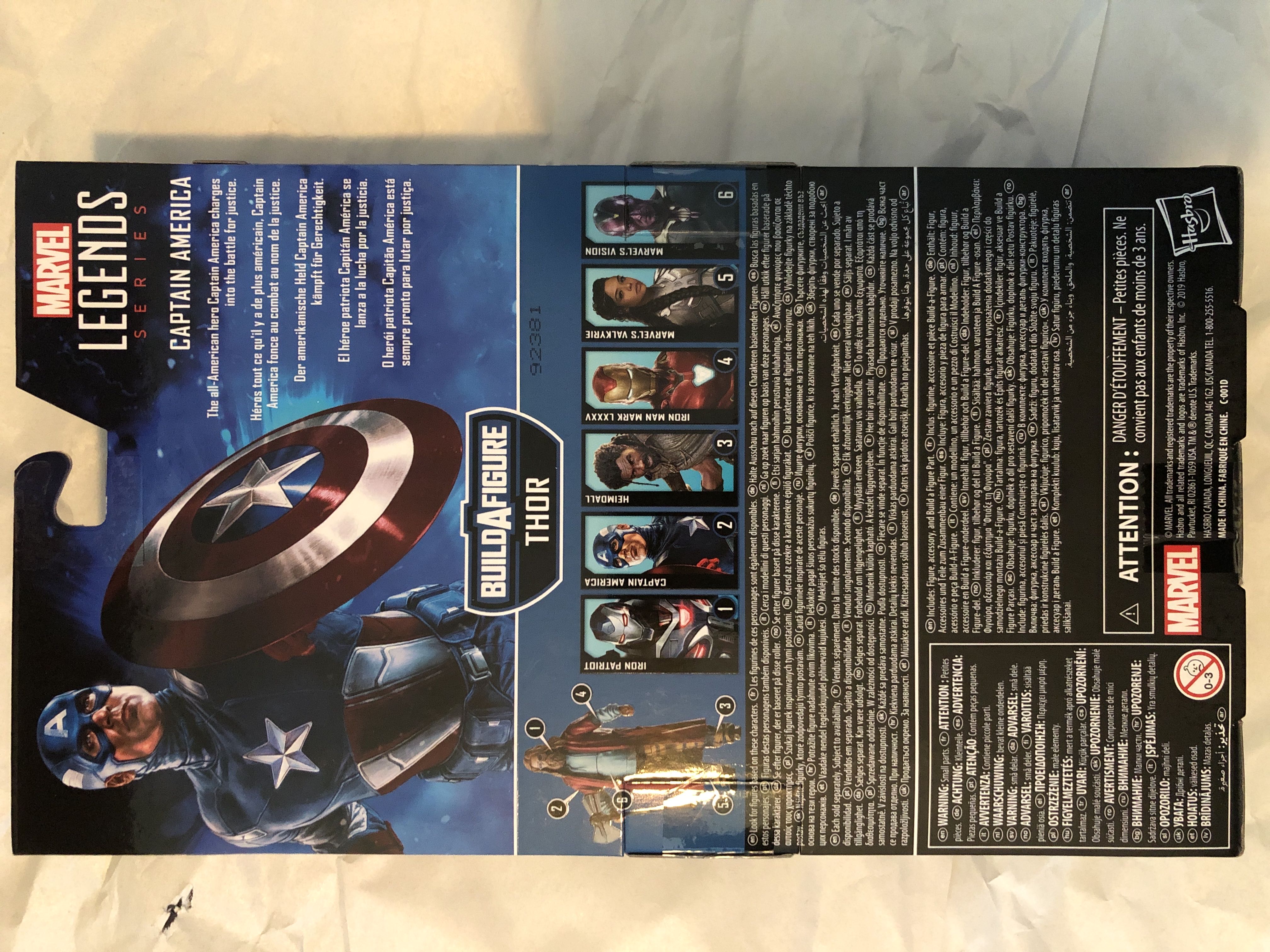 Captain America - Hasbro (Avengers: Endgame) action figure collectible [Barcode 630509856169] - Main Image 2