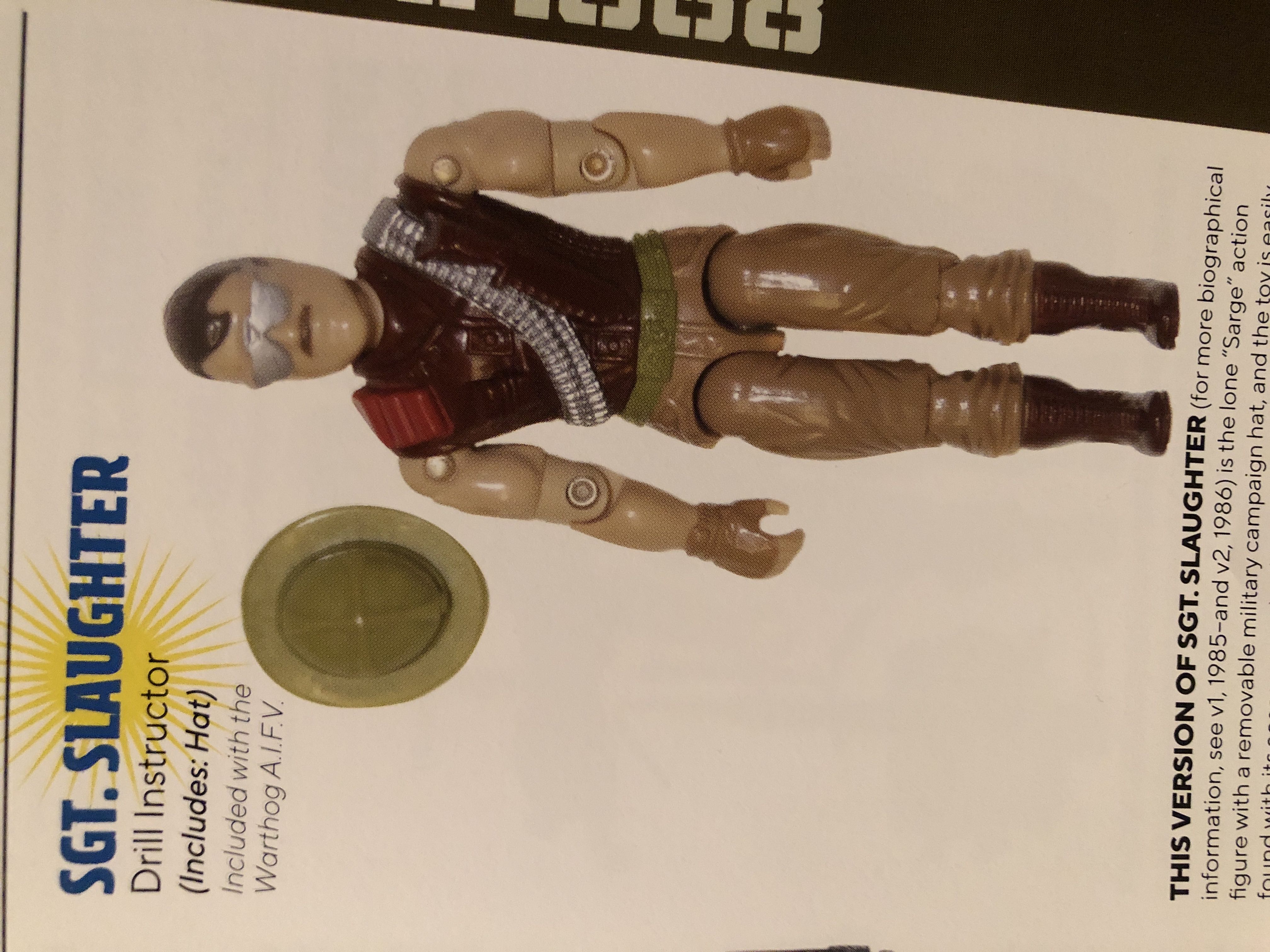 Sgt. Slaughter - Hasbro (G.I. Joe) action figure collectible - Main Image 3