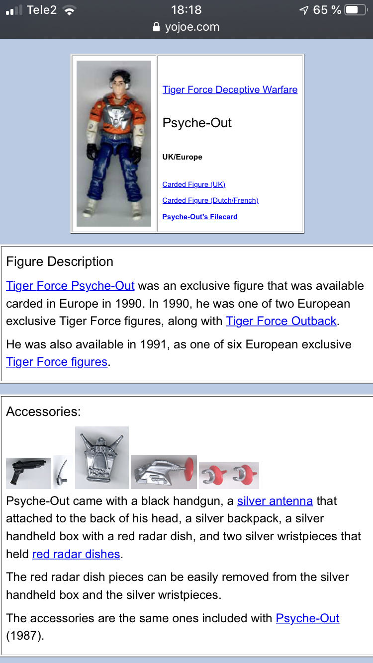 Psyche-Out Tiger Force - Hasbro (Series 9) action figure collectible - Main Image 3