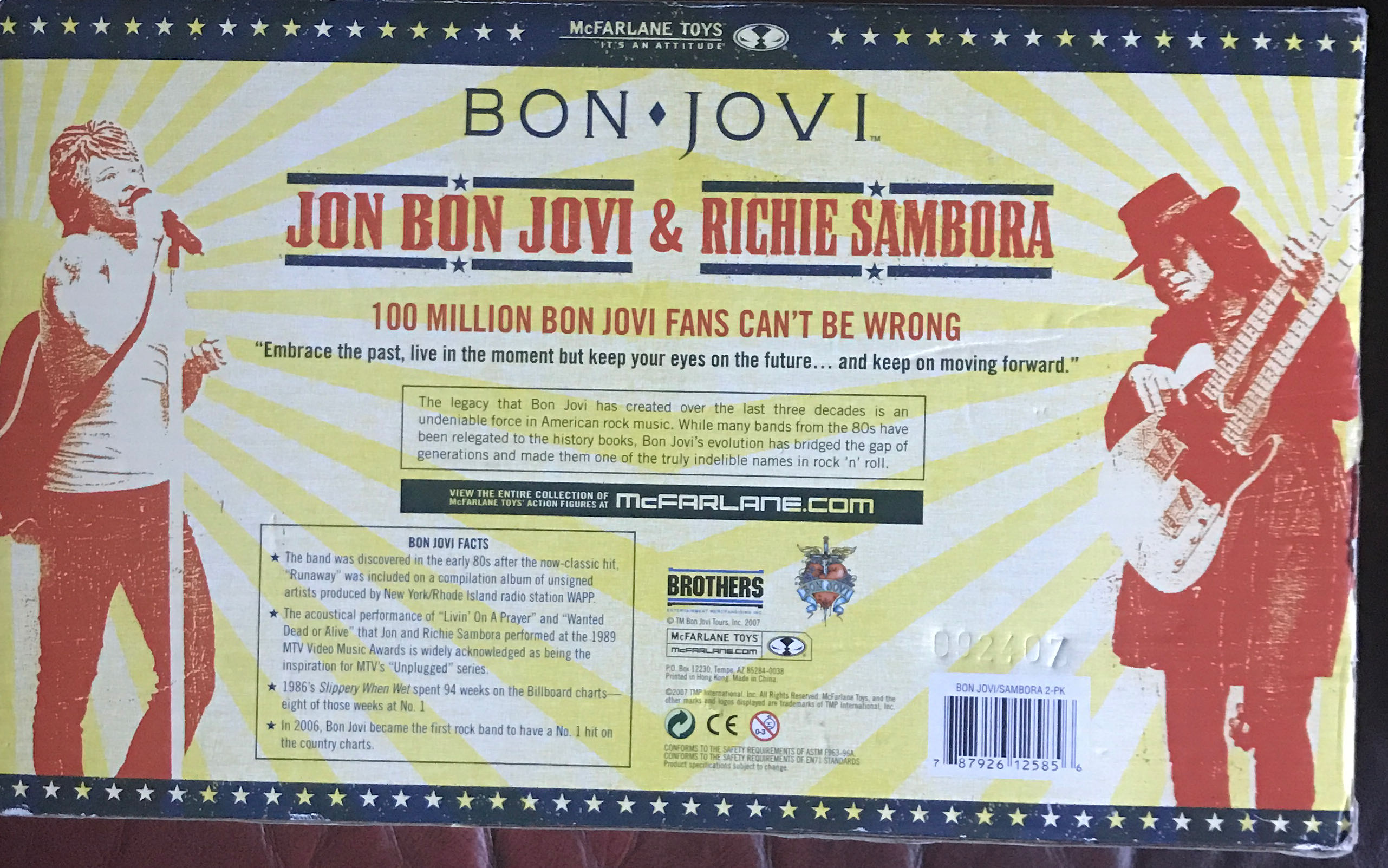 Bon Jovi - McFarlane Toys (Music Action Figure) action figure collectible [Barcode 787926125856] - Main Image 2