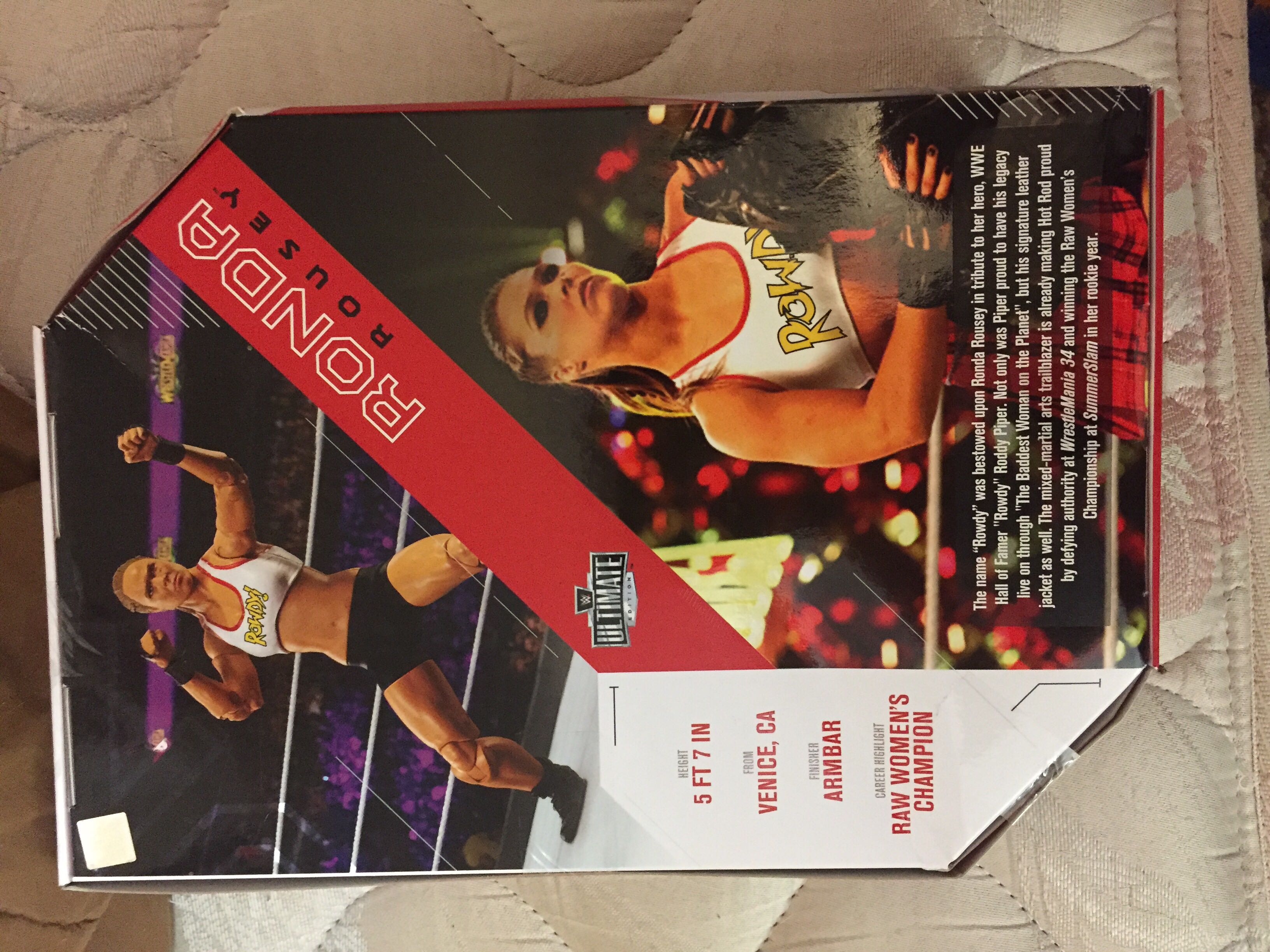 Ronda Rousey - Mattel (WWE Ultimate Edition) action figure collectible [Barcode 887961731477] - Main Image 2