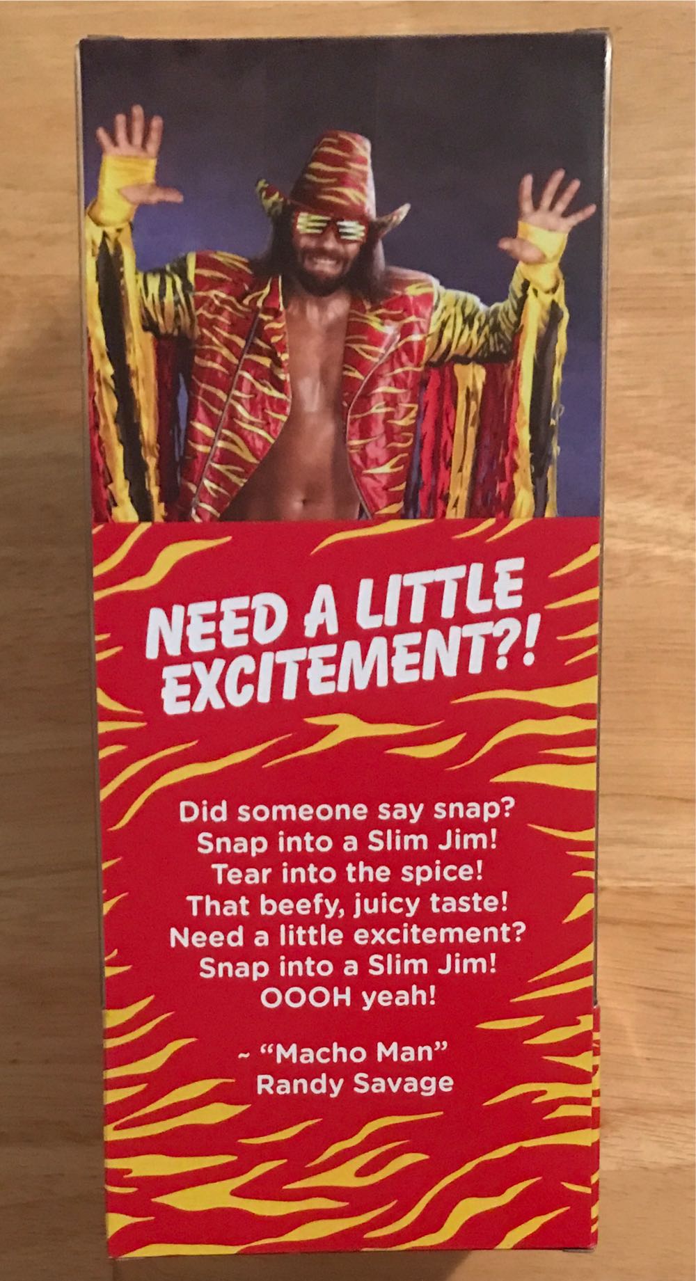 WWE Elite Series Slim Jim Macho Man Randy Savage SDCC 2019 - Mattel (WWE Mattel Elite Series SDCC 2019 Exclusive) action figure collectible [Barcode 887961834314] - Main Image 4