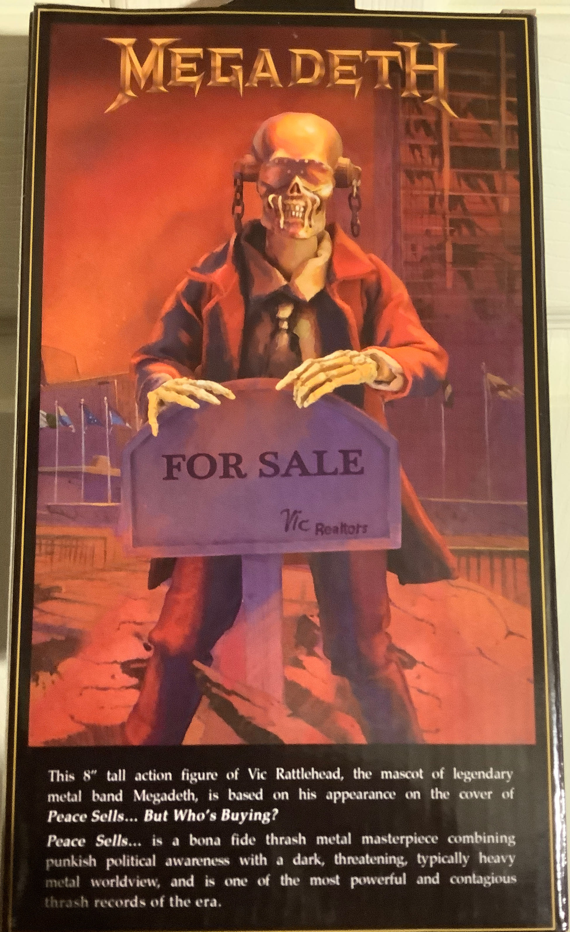 Megadeth - Neca (Rock Lords) action figure collectible [Barcode 634482336700] - Main Image 2