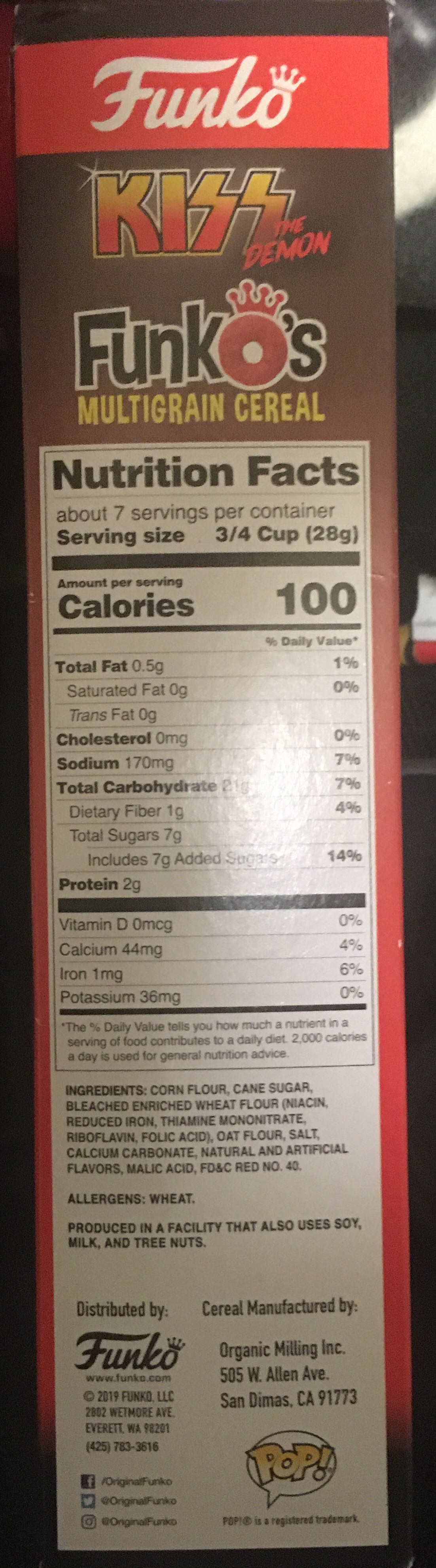 Funko’s - Funko Funko’s Cereals (Multigrain Cereal) action figure collectible [Barcode 889698398091] - Main Image 4