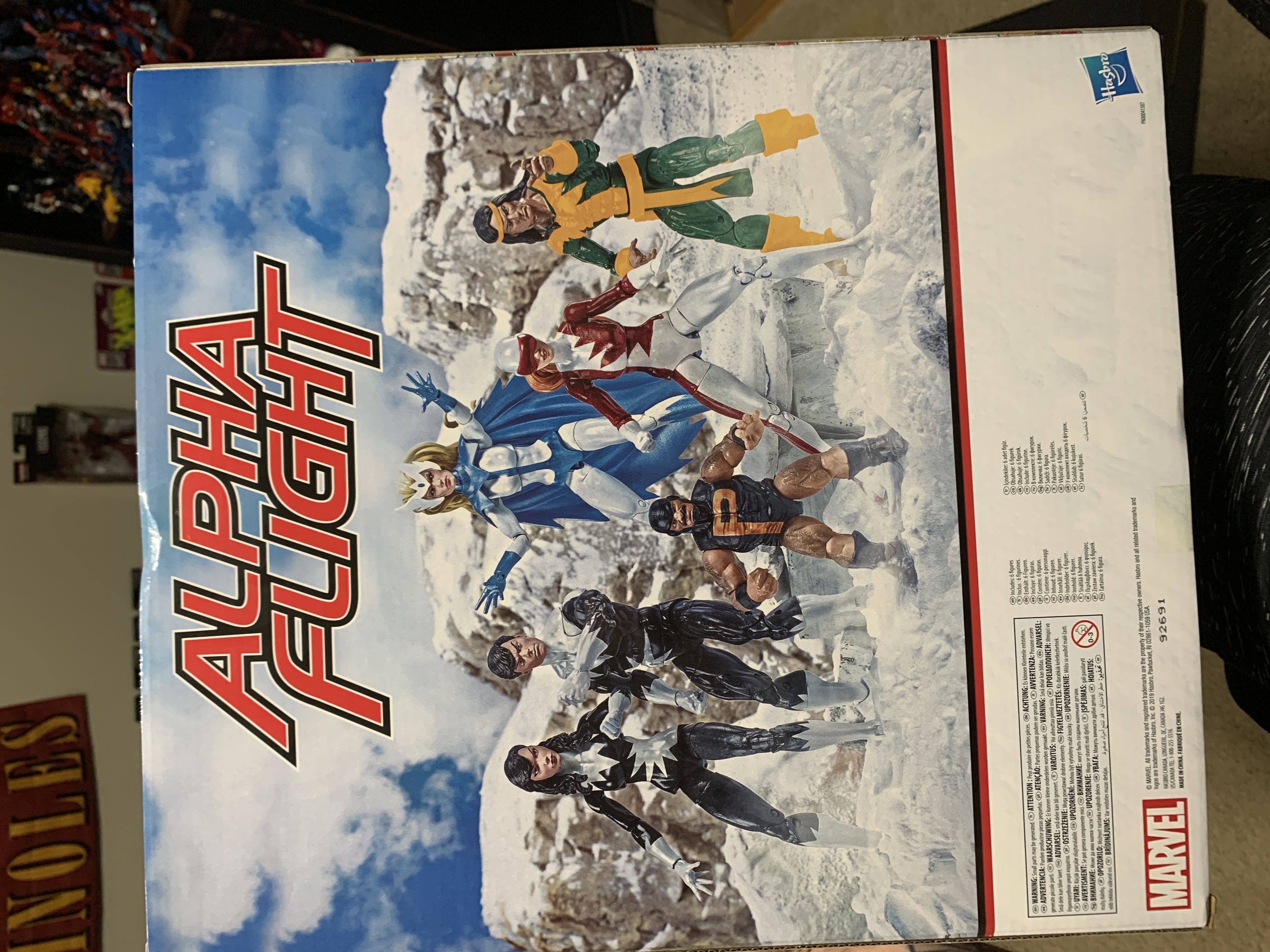 Marvel Legends: Alpha Flight 6-pack Box SetPriority - Hasbro (Marvel 80 Years - Legend Series) action figure collectible [Barcode 5010993655434] - Main Image 4
