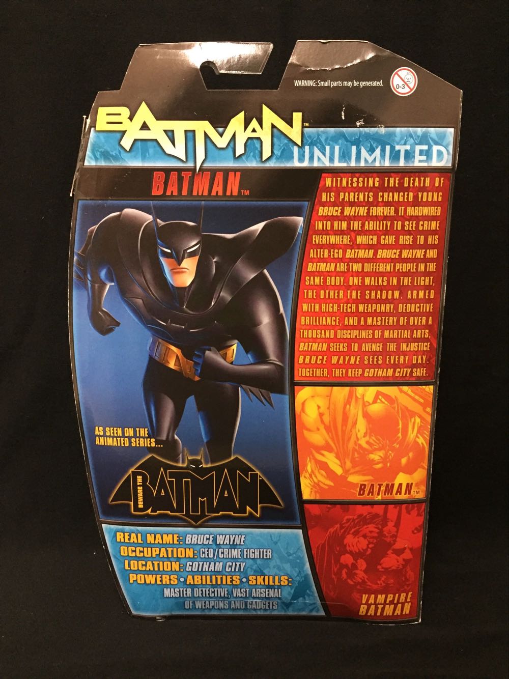 Batman (Beware the Batman) - Mattel (Batman Unlimited) action figure collectible [Barcode 0746775206352] - Main Image 2