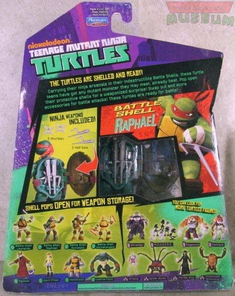 Battle Shell Raphael - Spin Master (Teenage Mutant Ninja Turtles) action figure collectible [Barcode 778988115909] - Main Image 2