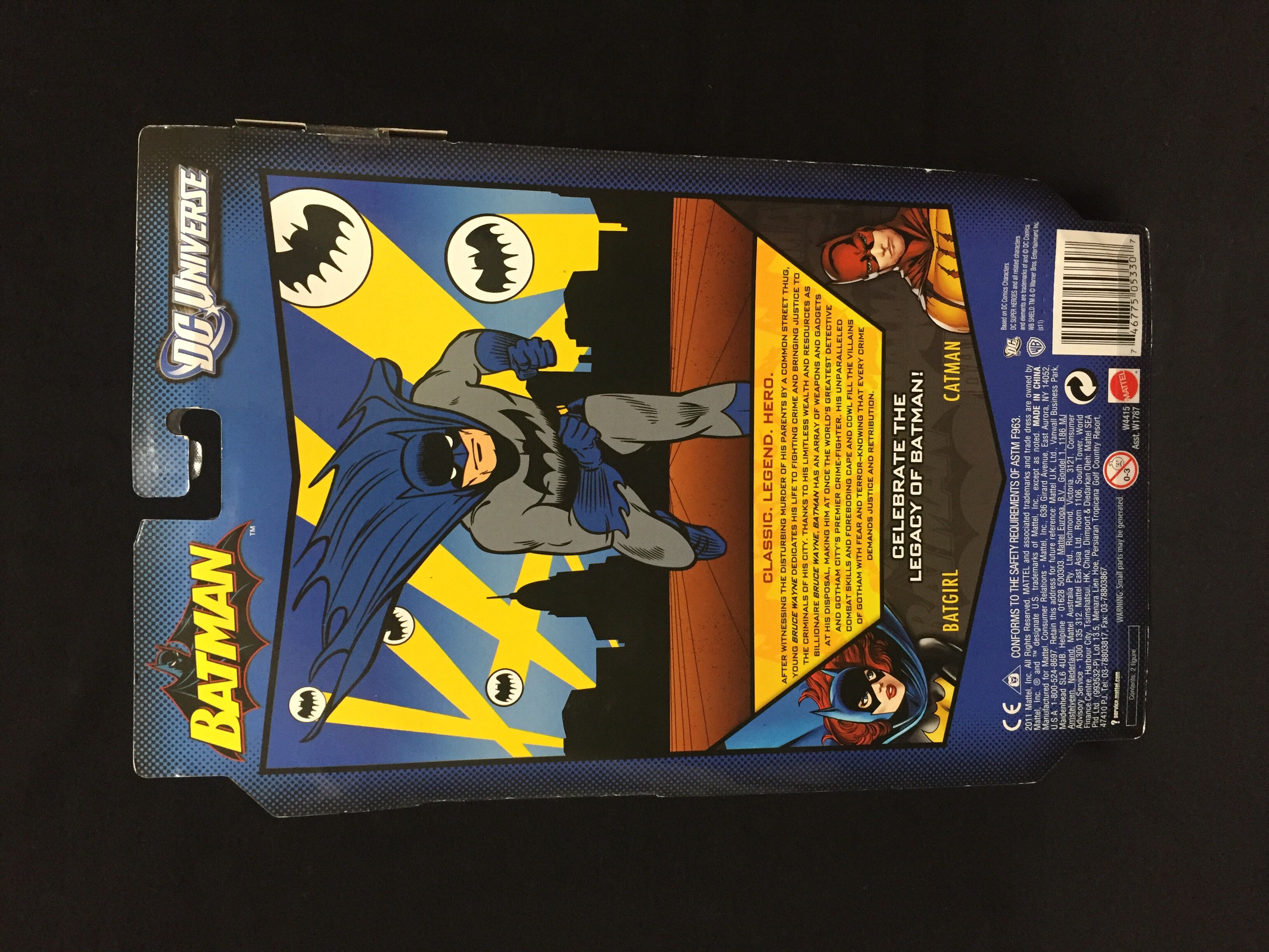 Mattel Batman Legacy Edition Batman Golden Age - Mattel (DC Universe Batman Legacy Edition) action figure collectible [Barcode 746775053307] - Main Image 2