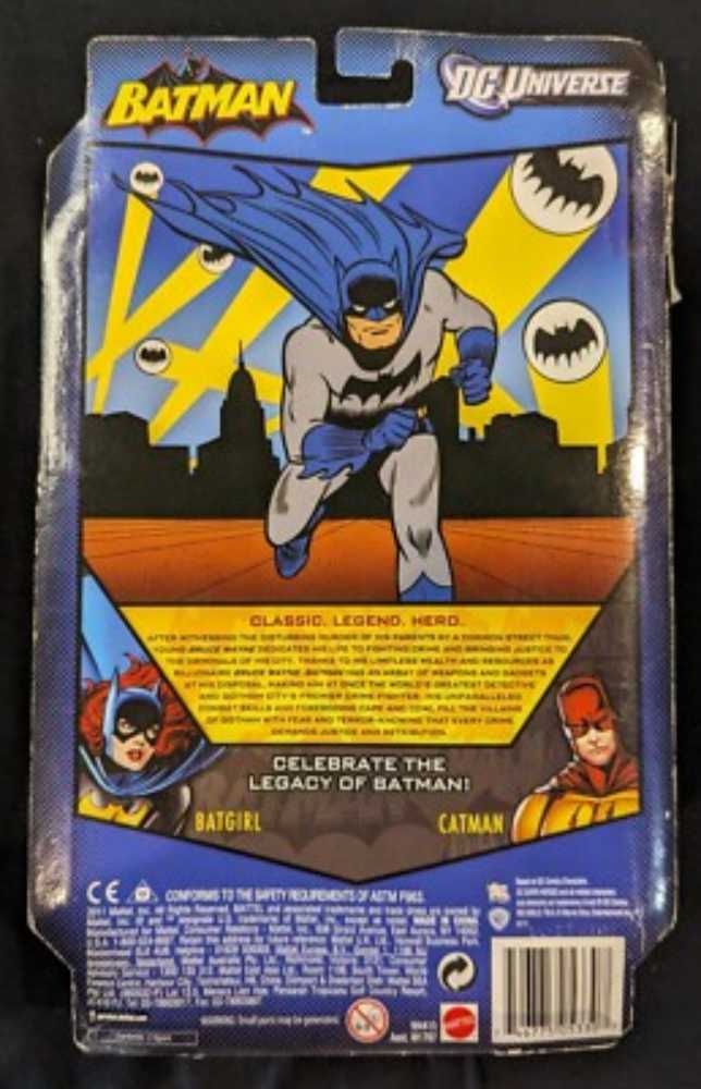 Mattel Batman Legacy Edition Batman Golden Age - Mattel (DC Universe Batman Legacy Edition) action figure collectible [Barcode 746775053307] - Main Image 3