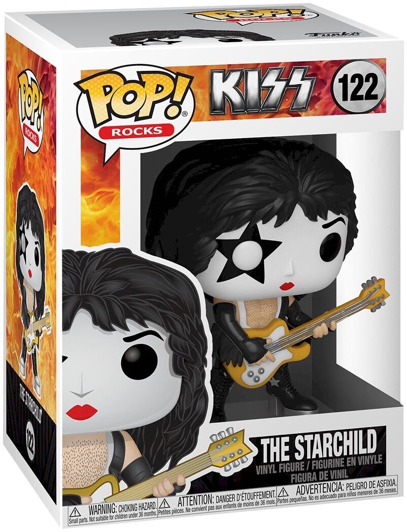 Funko Pop! Rocks: Kiss: The Starchild GITD Exclusive # 122 - Funko (KISS) action figure collectible [Barcode 889698285049] - Main Image 2
