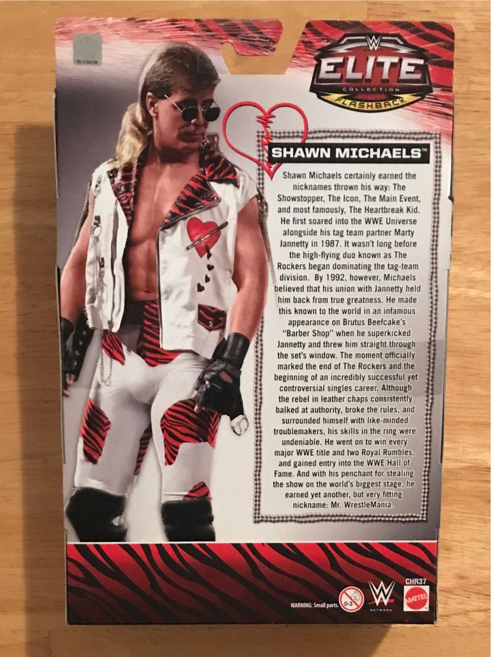 Shawn Michaels - Mattel (WWE Mattel Elite Series Ringside Collectibles Exclusive) action figure collectible [Barcode 887961086669] - Main Image 3