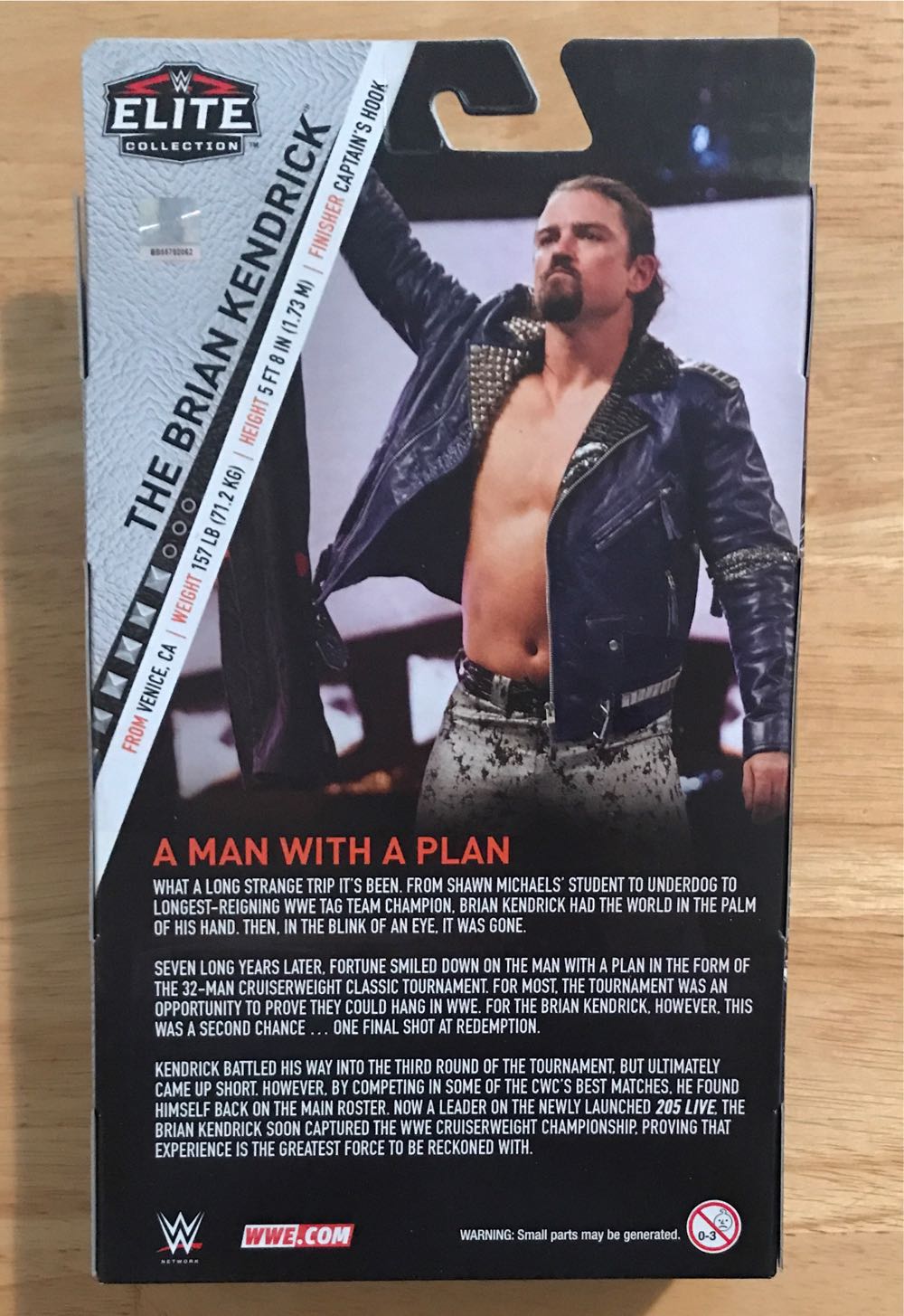 Brian Kendrick - Mattel (Ringside Collectibles Exclusive) action figure collectible [Barcode 887961603644] - Main Image 2