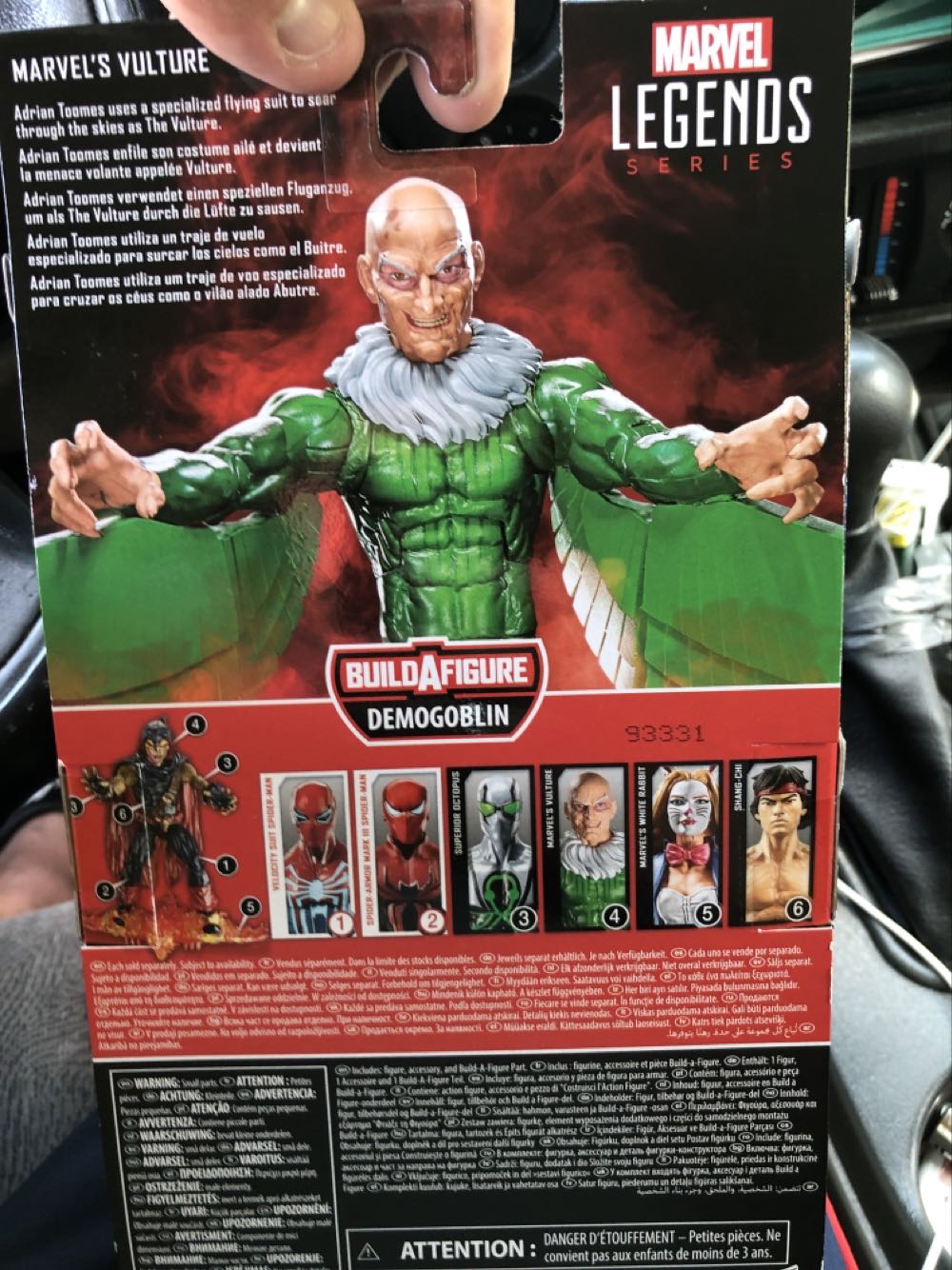 Vulture - Hasbro (Marvel Legends Demogoblin BAF Series) action figure collectible [Barcode 5010993659456] - Main Image 2