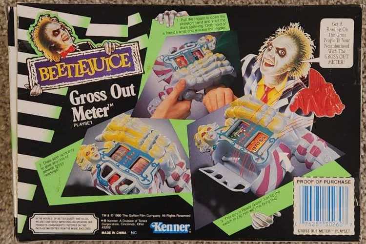 Gross Out Meter - Kenner (Beetlejuice) action figure collectible [Barcode 076281302607] - Main Image 2