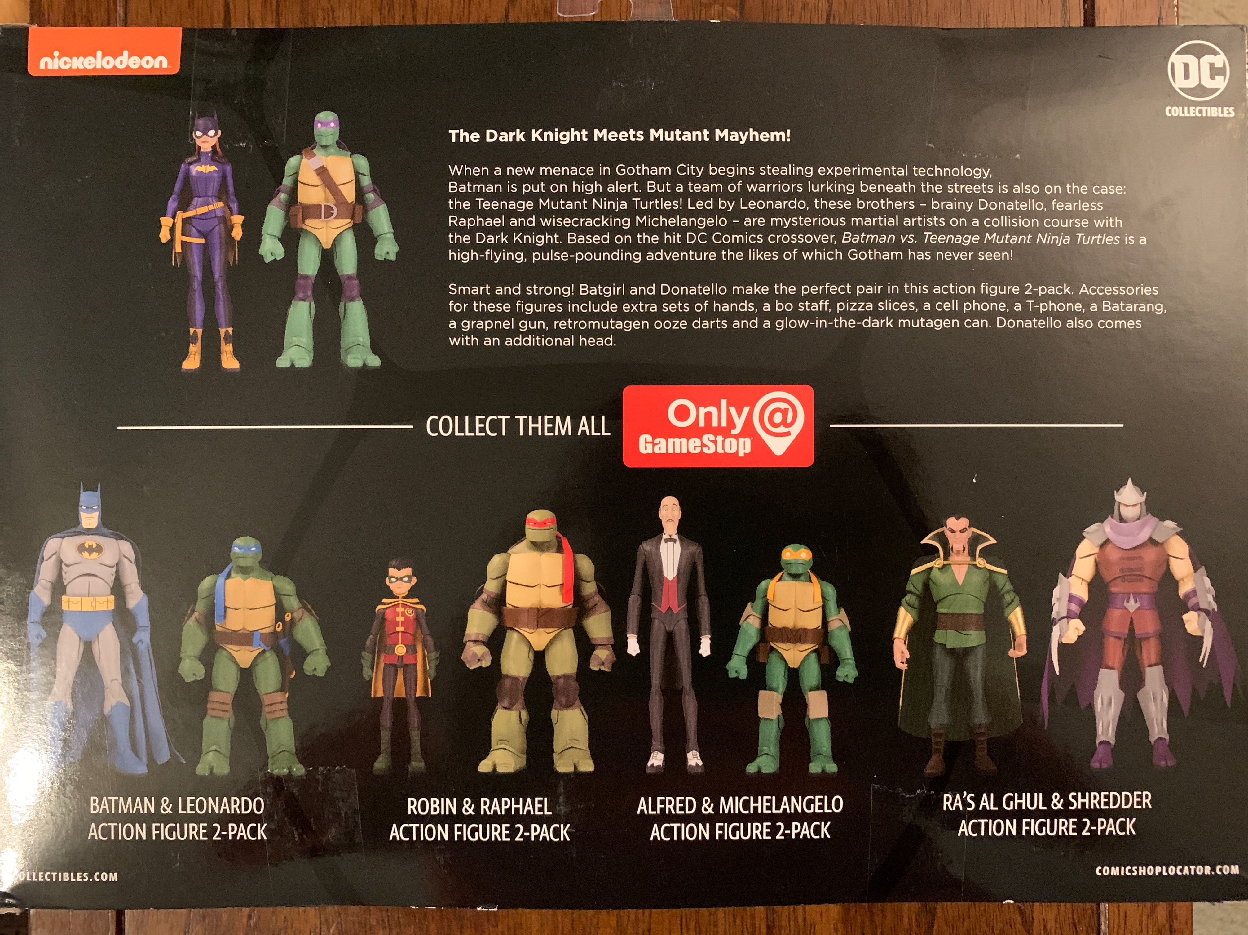 Batman VS TMNT - Batgirl & Donatello - DC Collectibles (Batman vs TMNT) action figure collectible [Barcode 761941355504] - Main Image 2