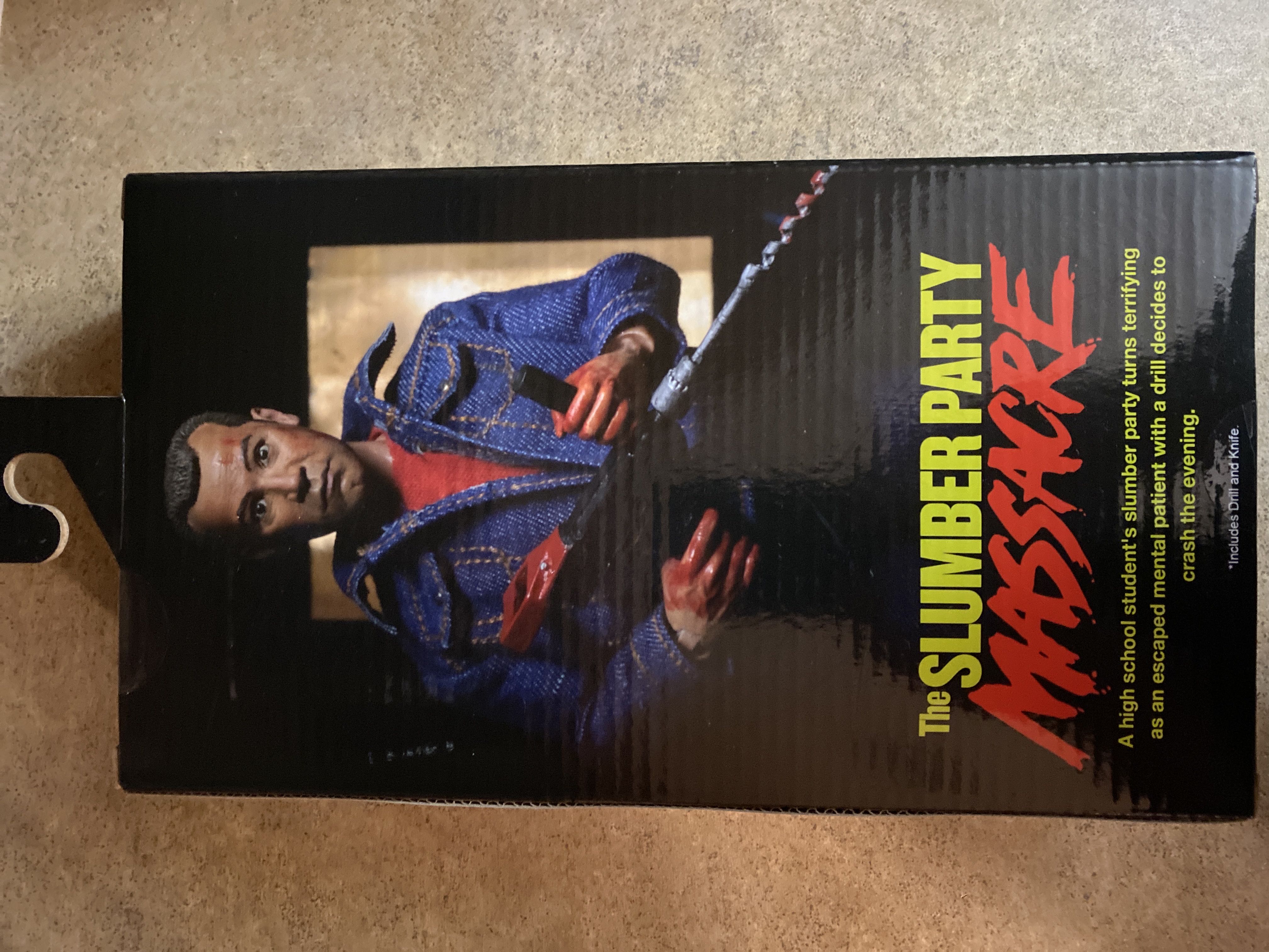NECA Clothed Driller Killer (The Slumber Party Massacre) - Neca (The Slumber Party Massacre) action figure collectible [Barcode 634482148785] - Main Image 2